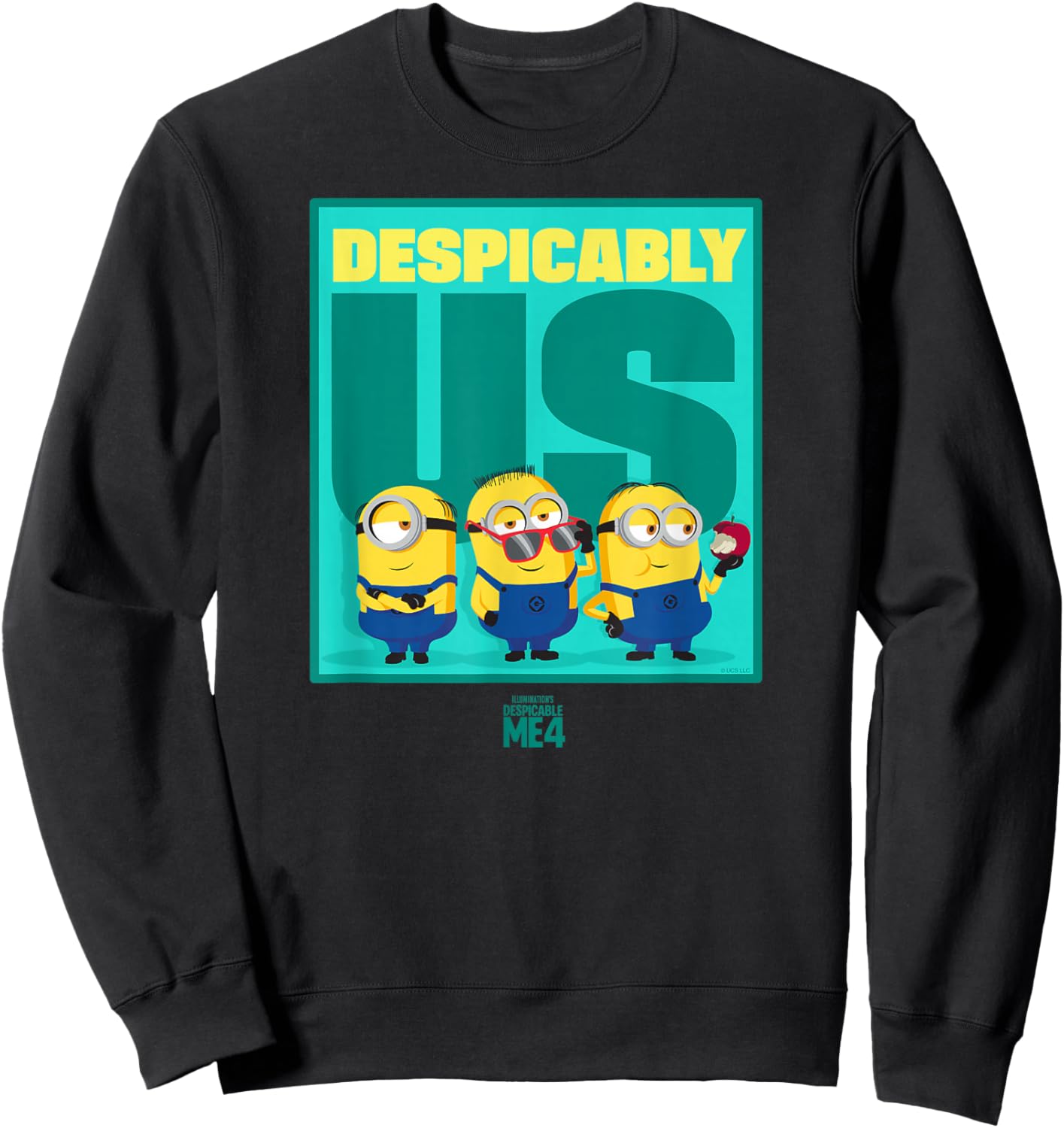 Minions Despicable Me 4 Despicably Us Sweatshirt - Sweatshirt | Black