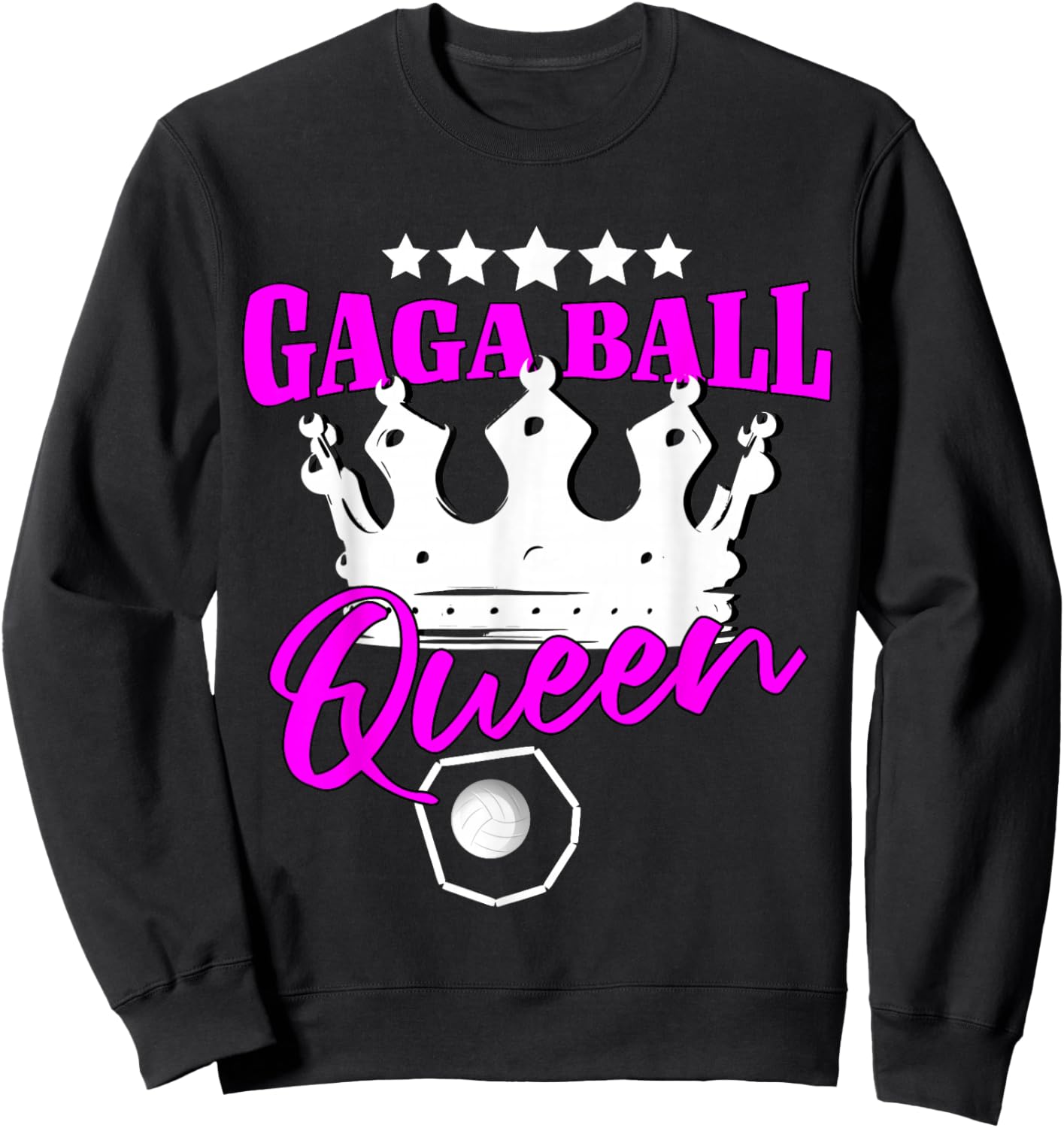 Gaga Ball Queen Gagaball Women Gaga Ball Sweatshirt - Sweatshirt | Black