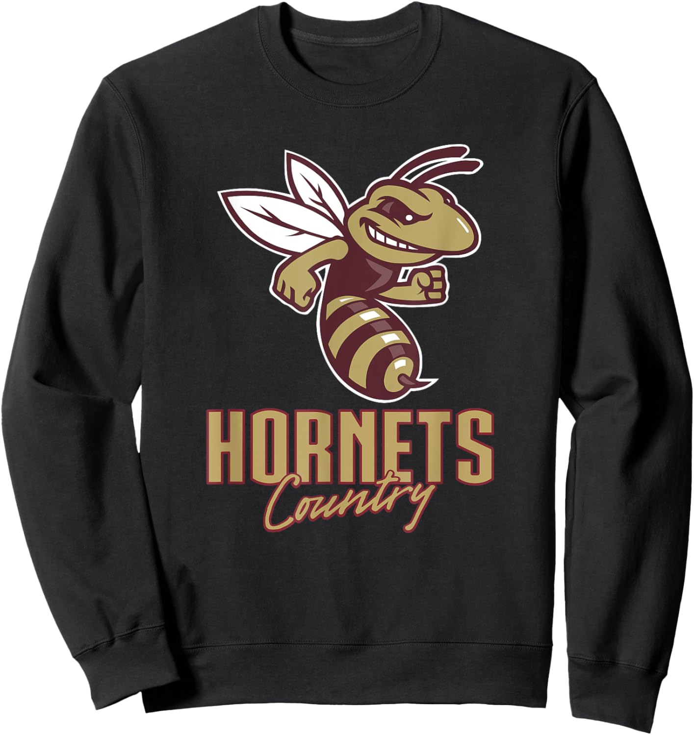 Licking Heights Hornets Logo Country HS Sweatshirt - Sweatshirt | Black