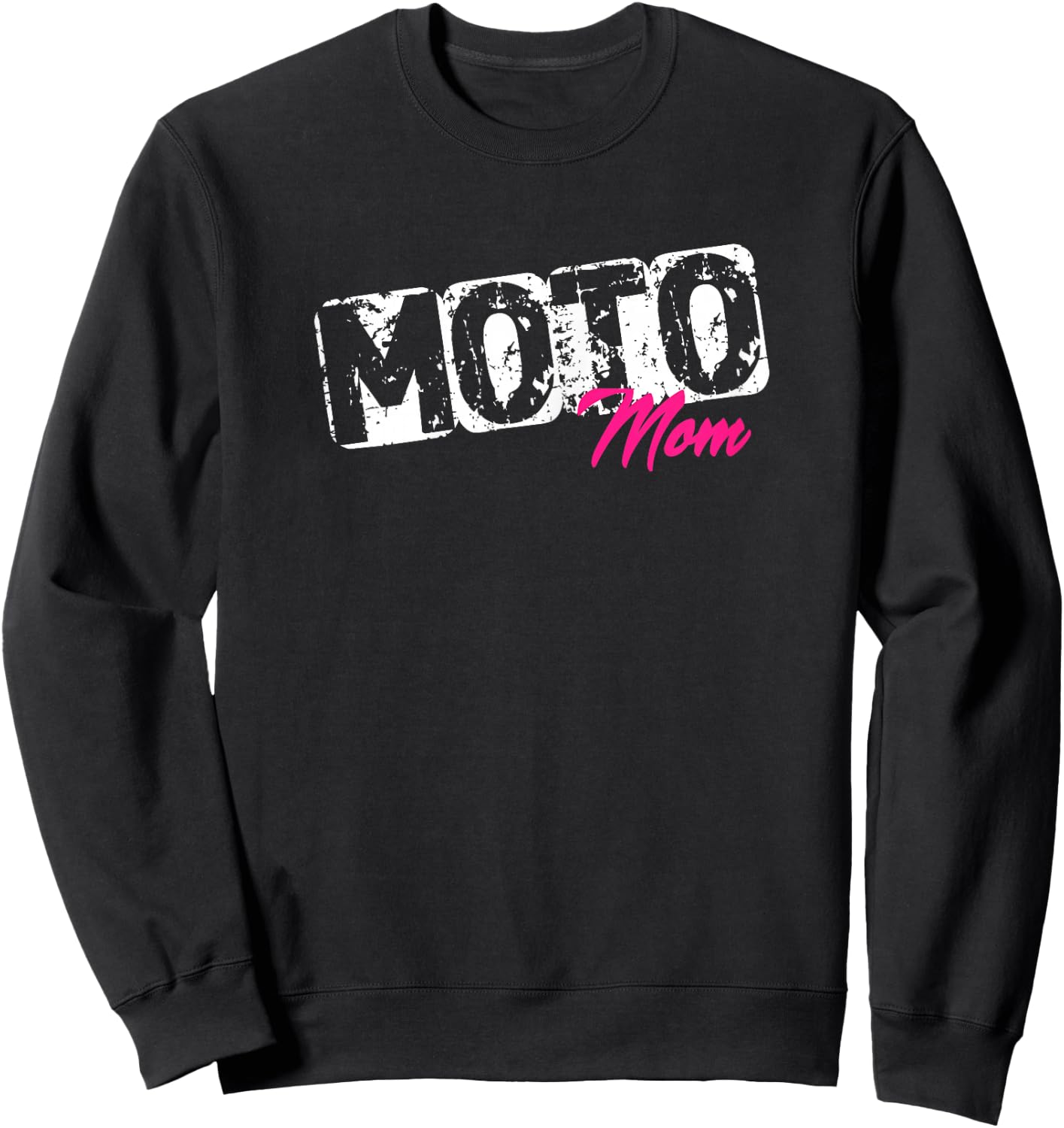 Moto Mom Dirt Bike Motocross Racing Sweatshirt - Sweatshirt | Black