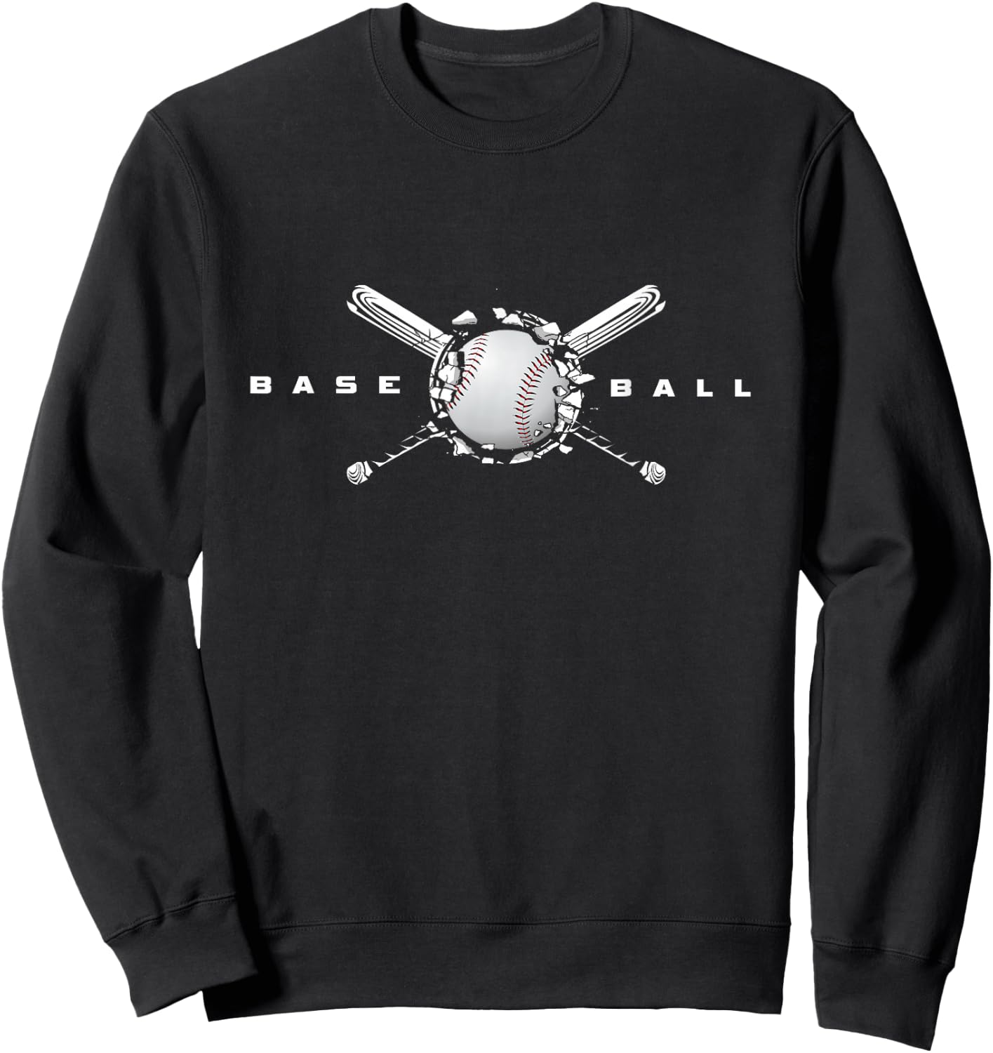 Baseball Apparel - Baseball Sweatshirt - Sweatshirt | Black