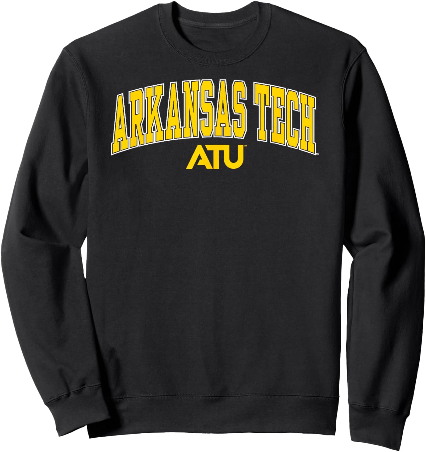 Arkansas Tech Wonder Boys Arch Over Green Sweatshirt - Sweatshirt | Black