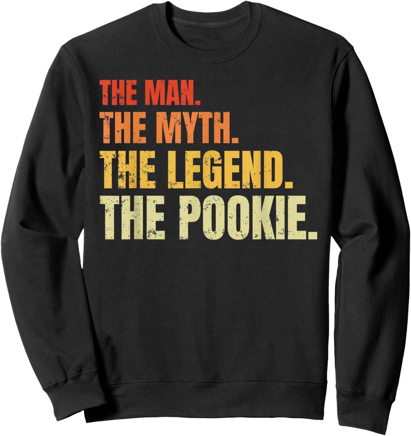 Funny Pookie Viral Meme Humor Joke Parody Gen Z Trendy 2026 Sweatshirt - Sweatshirt | Black