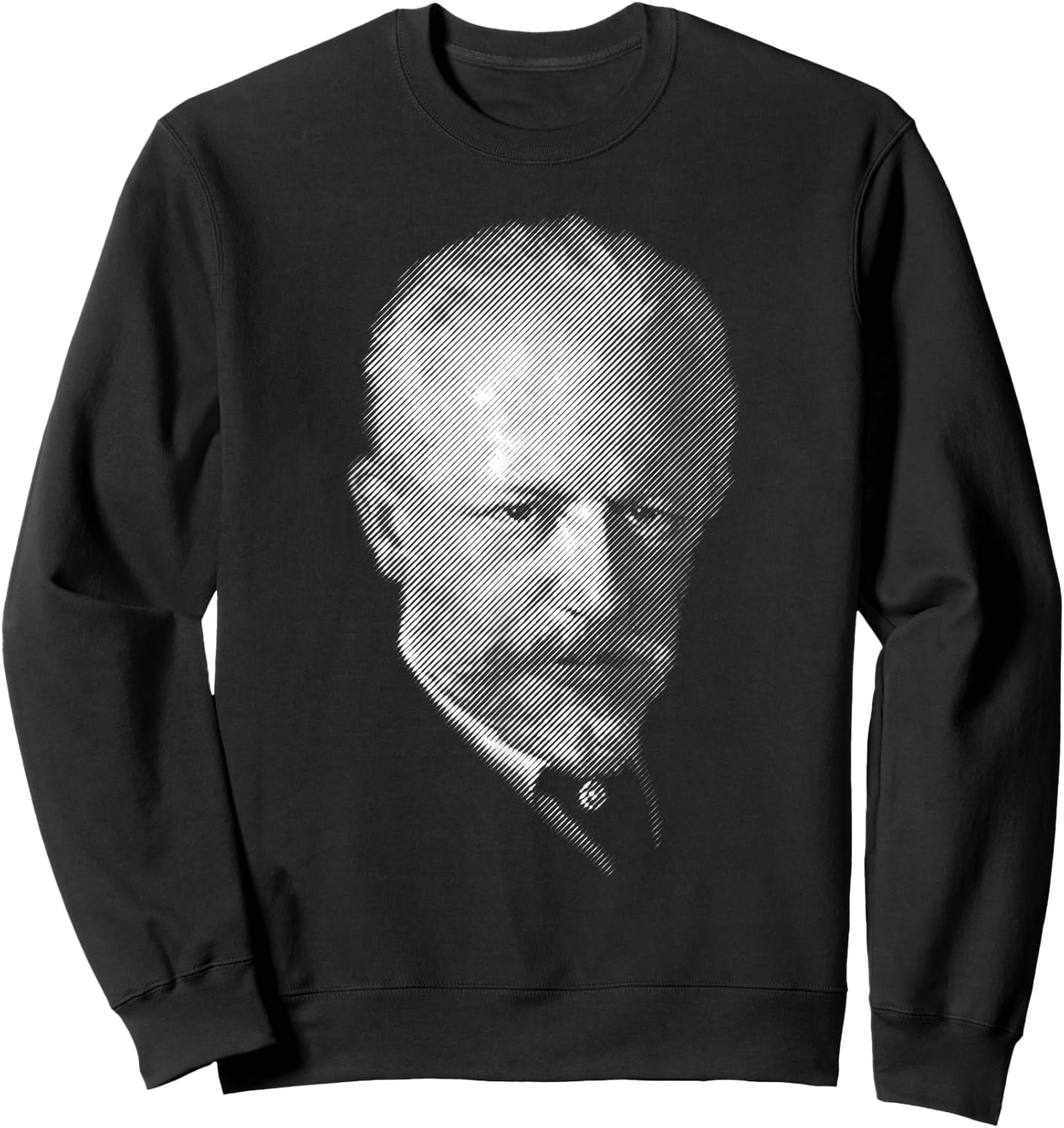 composer Tchaikovsky Portrait Sweatshirt - Sweatshirt | Black