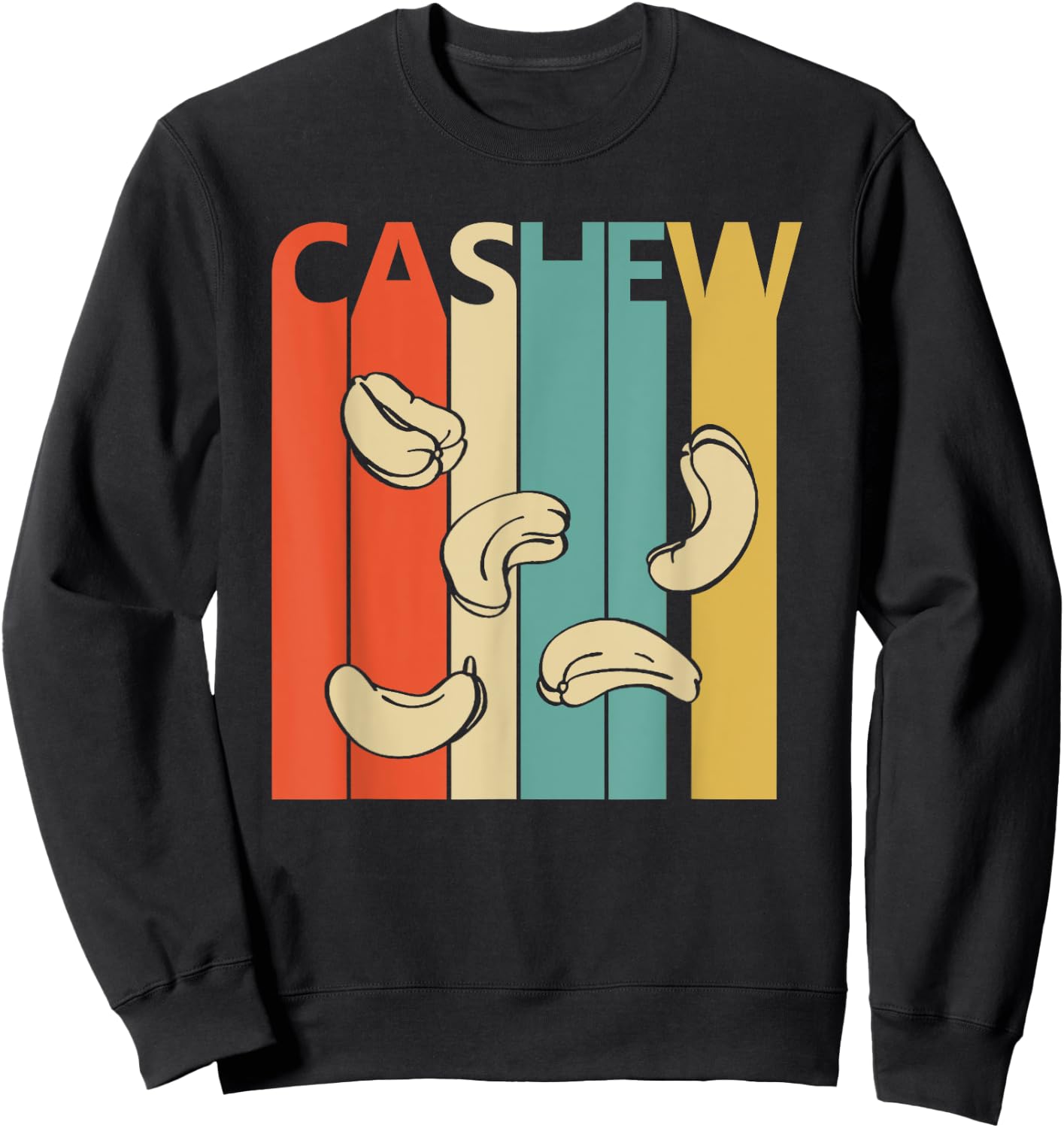 Vintage Cashew Sweatshirt - Sweatshirt | Black