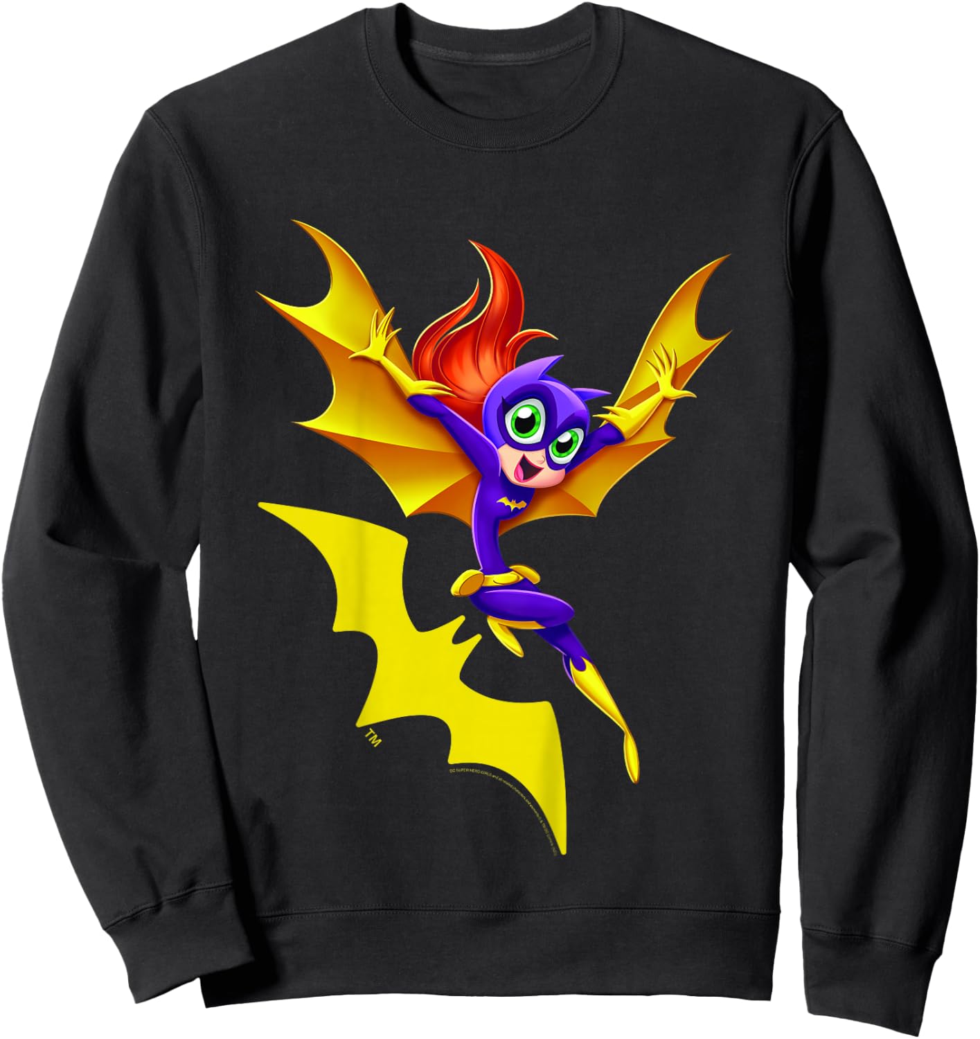 Kids DC Comics Super Hero Girls Batgirl Sweatshirt - Sweatshirt | Black