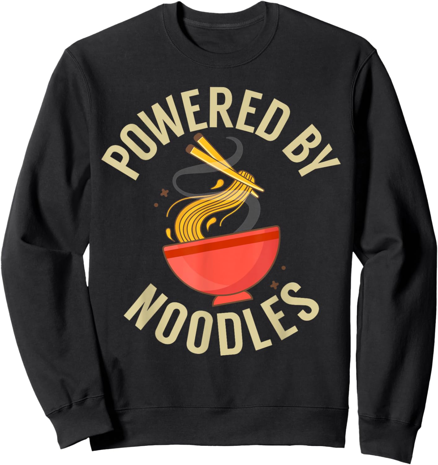 Powered by Noodles Sweatshirt - Sweatshirt | Black