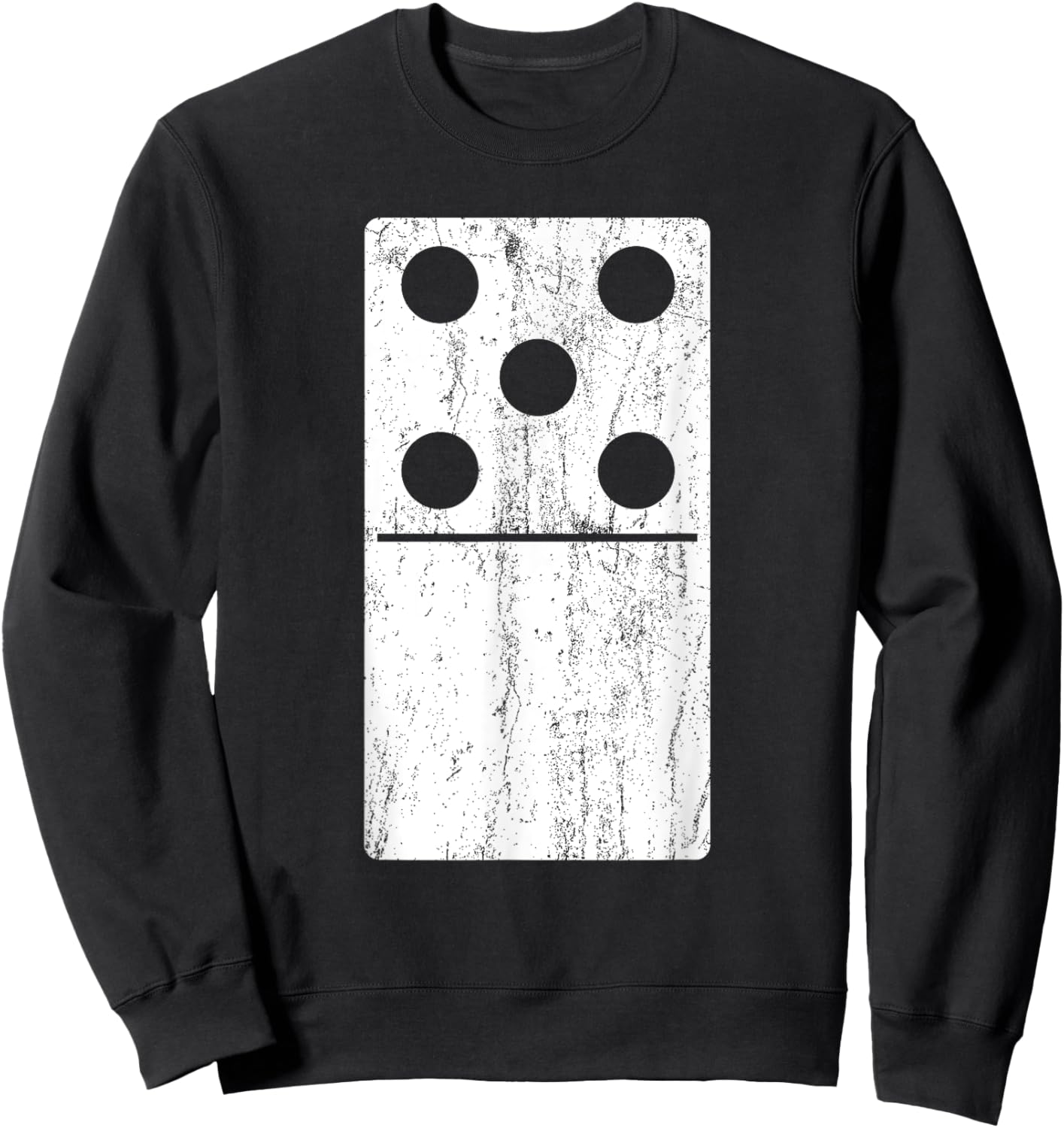 Domino Matching Group Tiles Five-Zero 5-0 Funny Sweatshirt - Sweatshirt | Black
