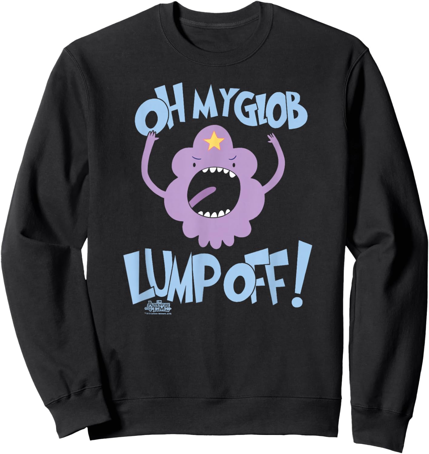 Adventure Time What The Cabbage Small Sweatshirt - Sweatshirt | Black