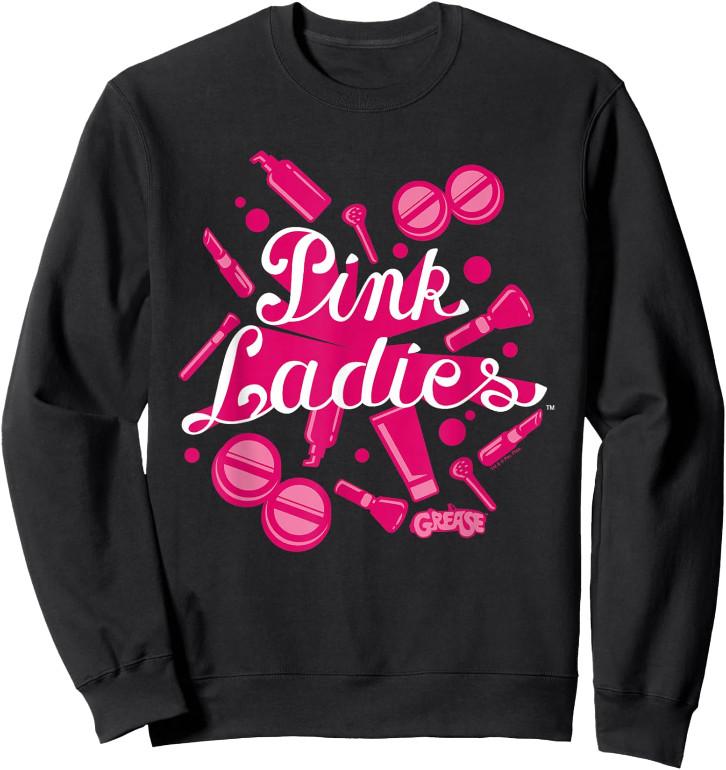 Grease Pink Ladies Accessories Sweatshirt - Sweatshirt | Black
