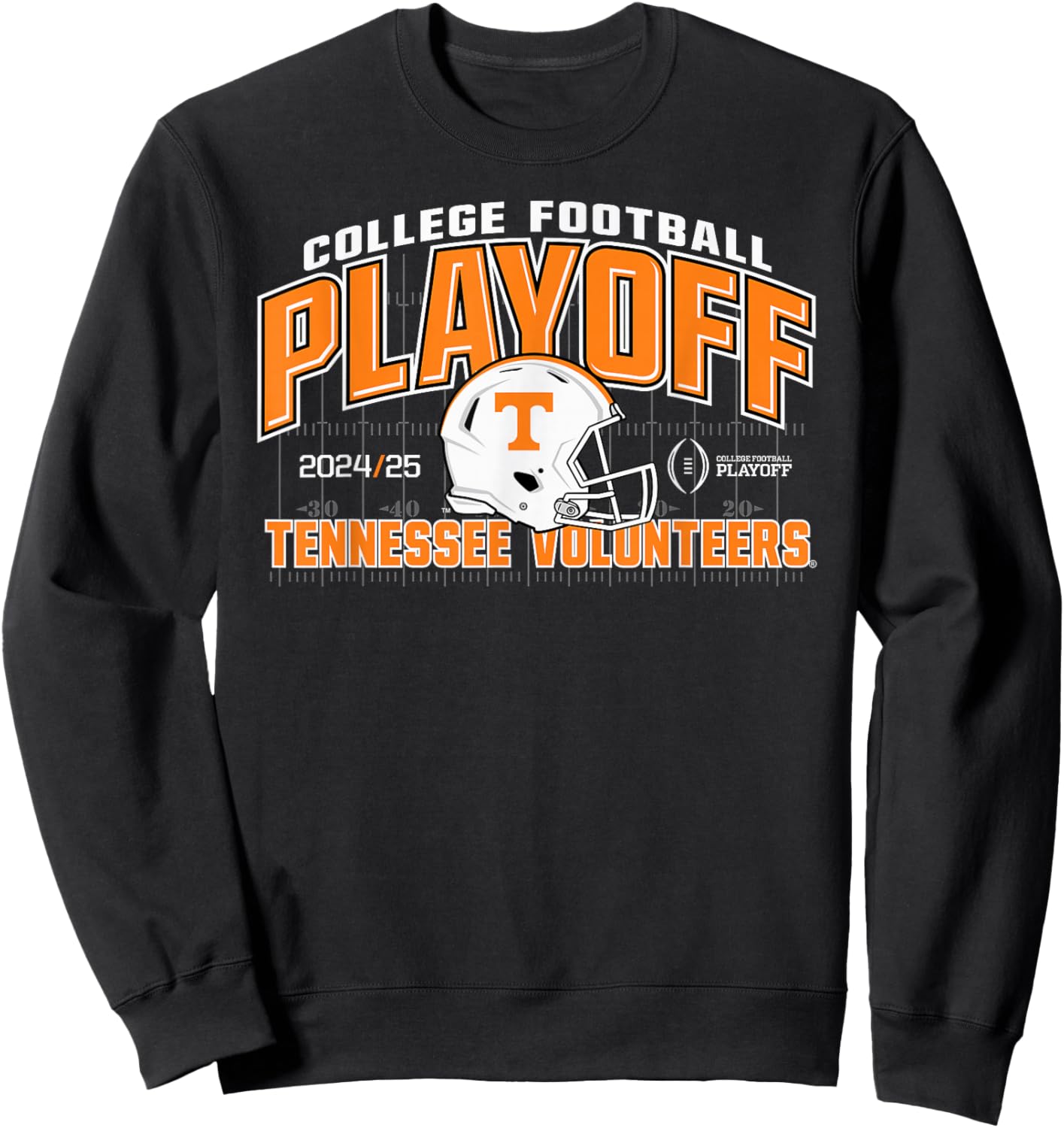Elite Authentics Tennessee Volunteers -Adults , Black, Small, Short Sleeve, Modern, , Letter Print, Football, 1 Count Sweatshirt - Sweatshirt | Black