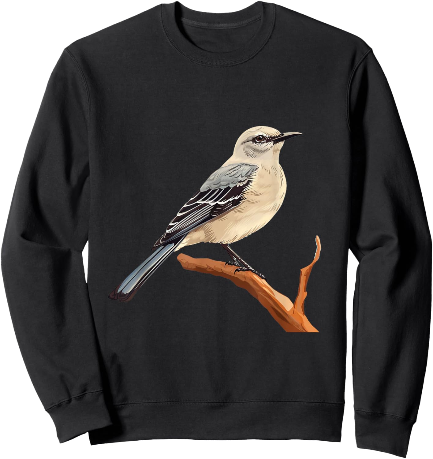 Northern mockingbird lover illustration Sweatshirt - Sweatshirt | Black