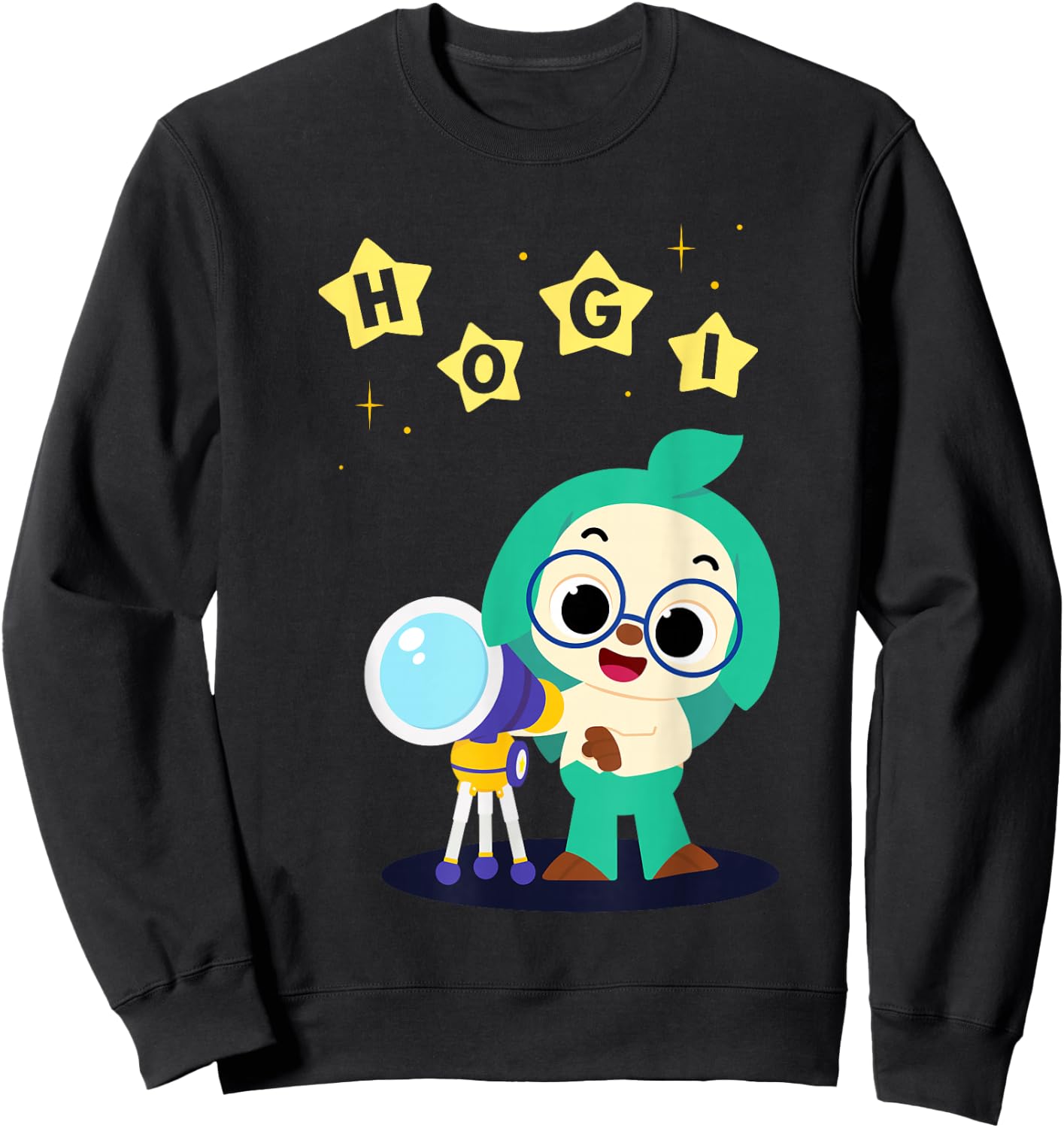 Pinkfong Wonderstar My Buddy Hogi Original Sweatshirt - Sweatshirt | Black