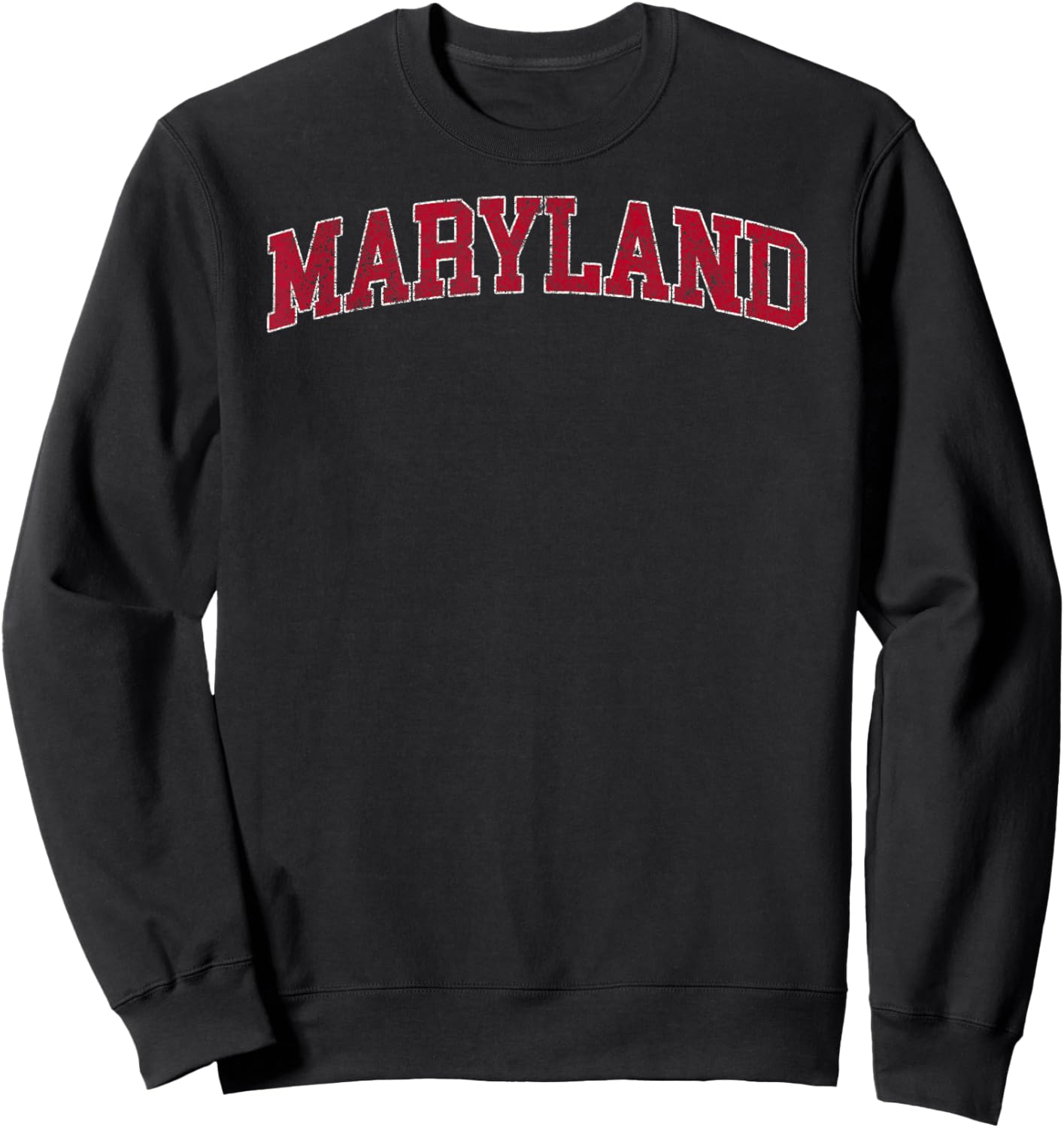 Maryland Lacrosse Lover Maryland Family Vacation Camping Sweatshirt - Sweatshirt | Black