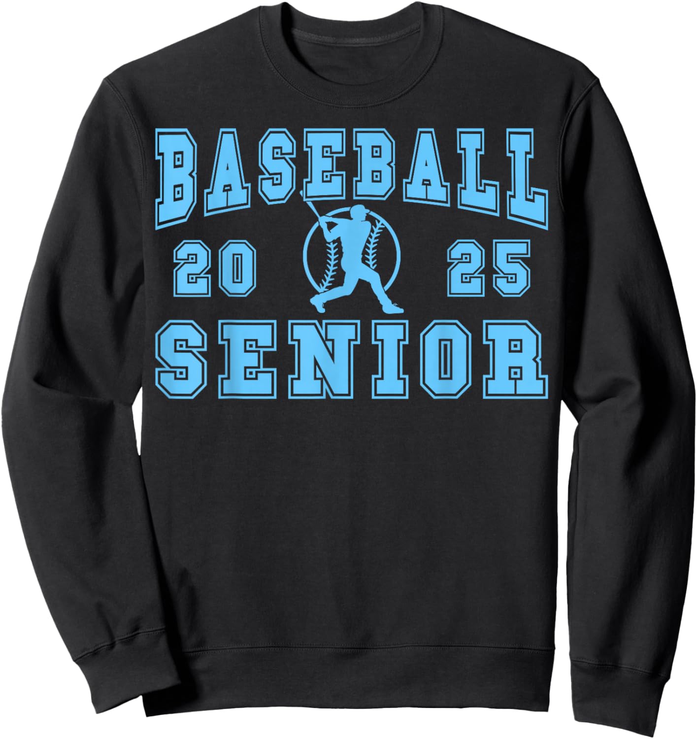 Baseball Senior Night Baseball Senior 2025 Graduation 26 Sweatshirt - Sweatshirt | Black