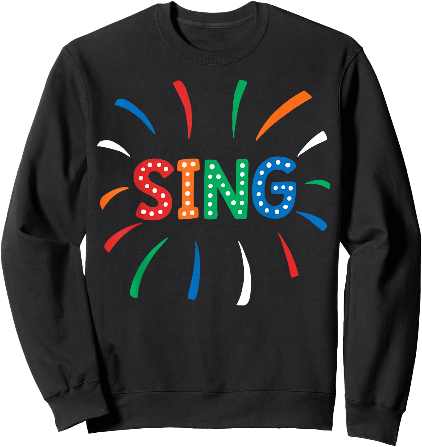 Sing Kids Spring Spring Summer Singing Gift Sweatshirt - Sweatshirt | Black