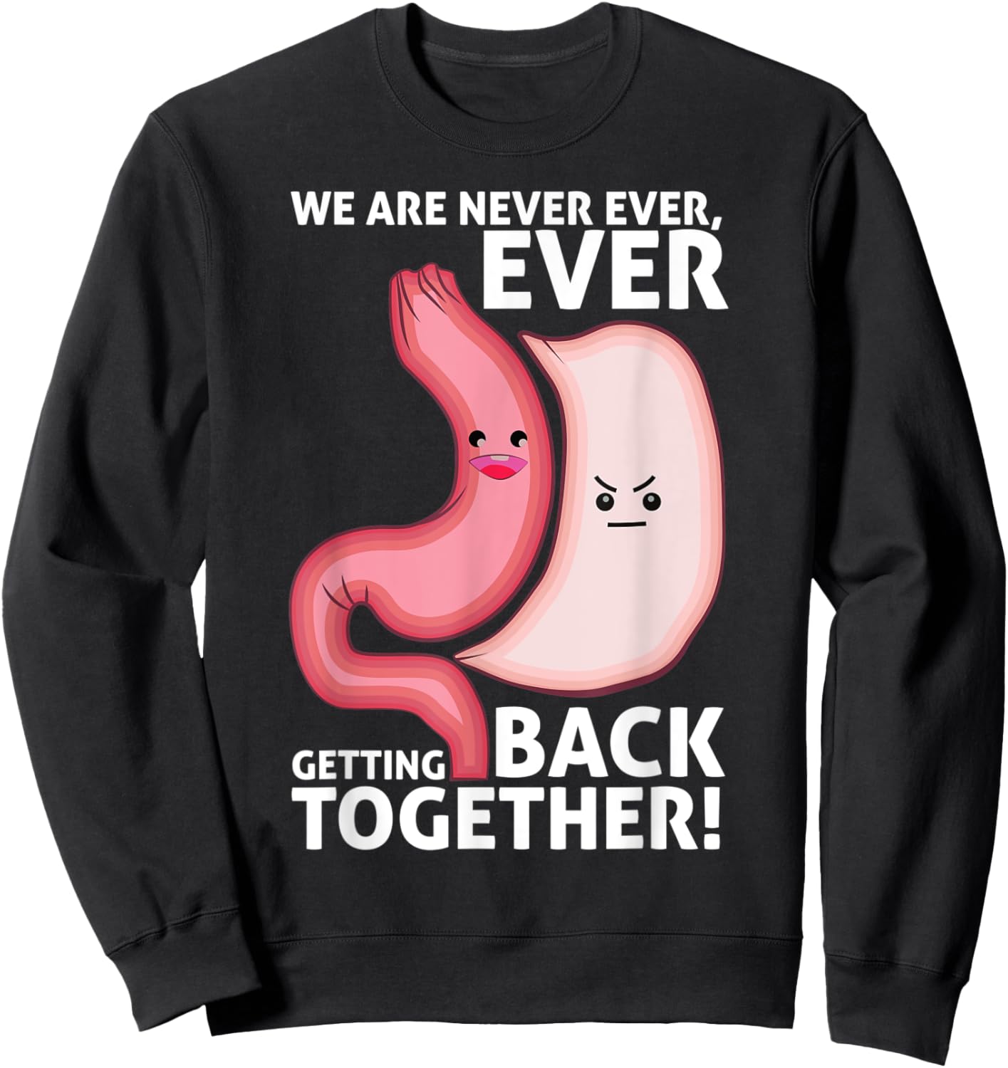 Gastric Stomach Surgery Weight Loss Medical Awareness Sweatshirt - Sweatshirt | Black