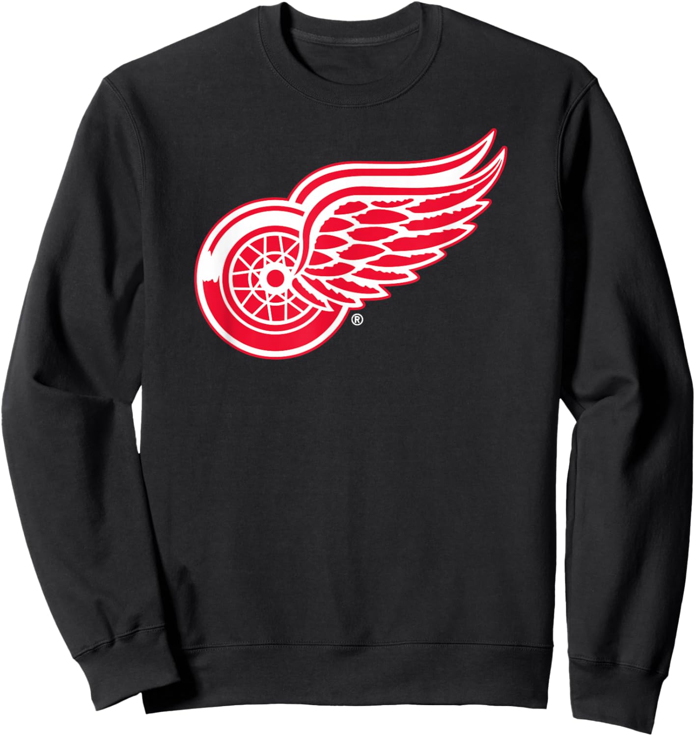 Detroit Red Wings Icon Officially Licensed Sweatshirt - Sweatshirt | Black