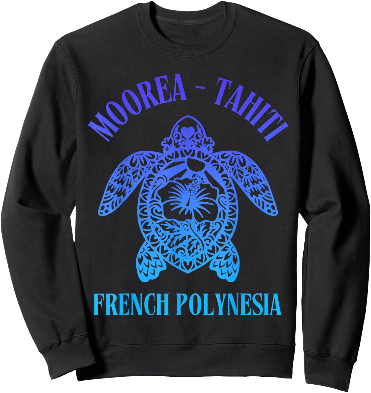 French Polynesia Moorea Tahiti Sweatshirt - Sweatshirt | Black