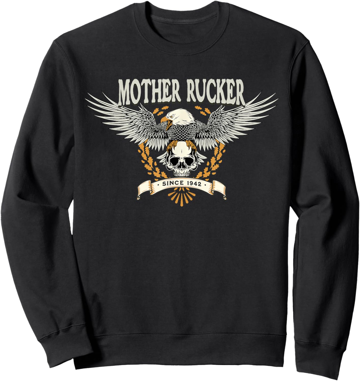MOTHER RUCKER, Since 1942 Sweatshirt - Sweatshirt | Black