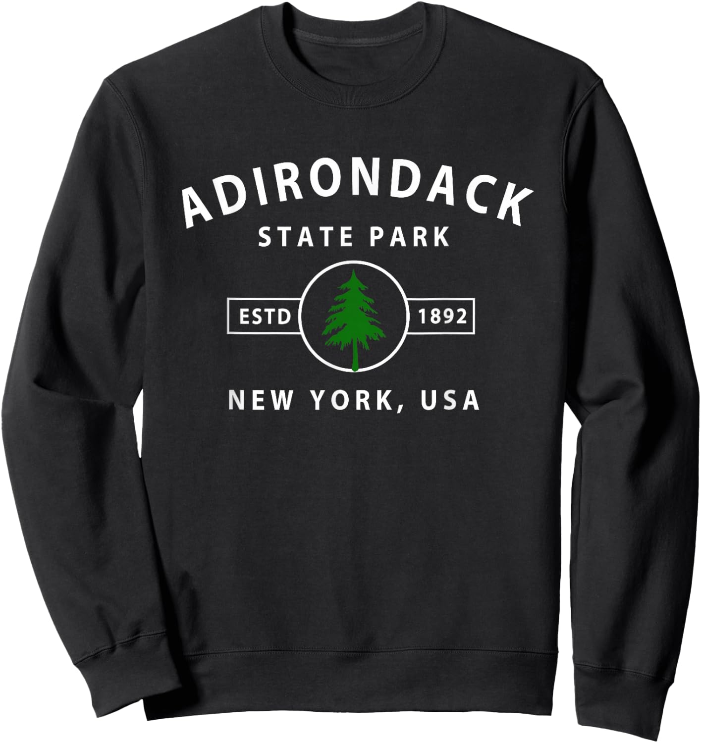 Adirondack State Park New York Gifts NY Sweatshirt - Sweatshirt | Black