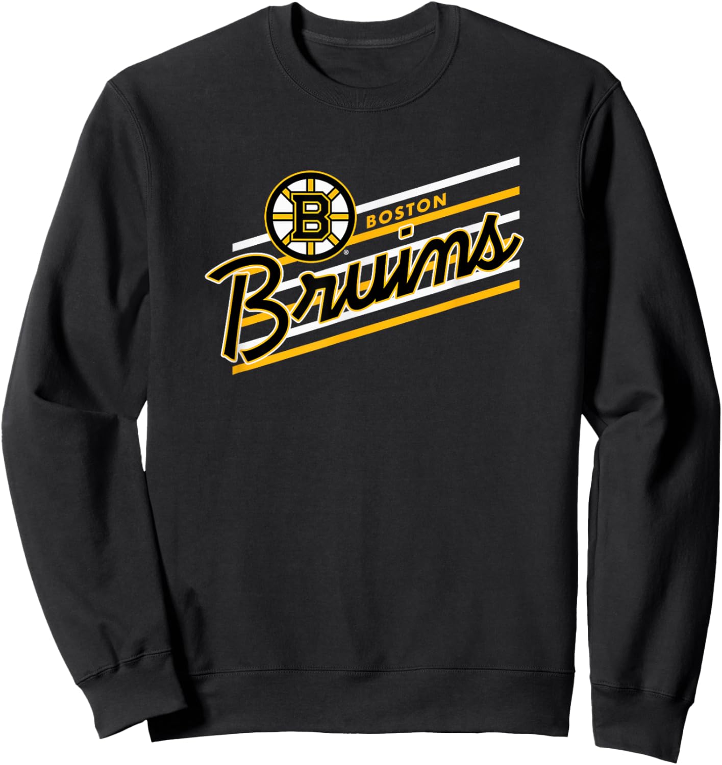 Boston Bruins Retro Performer Dark Heather Sweatshirt - Sweatshirt | Black