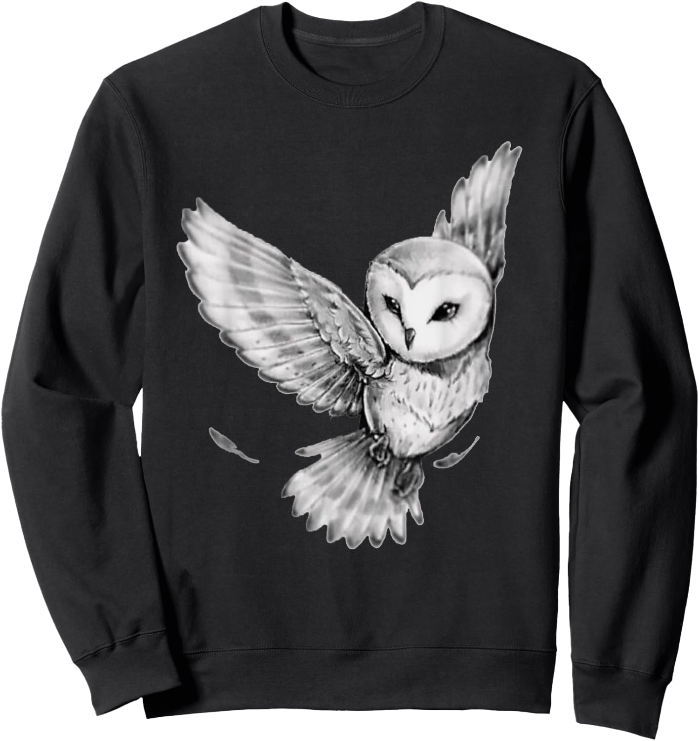 Owl shirt , owl shirt , owl shirt for boys Sweatshirt - Sweatshirt | Black