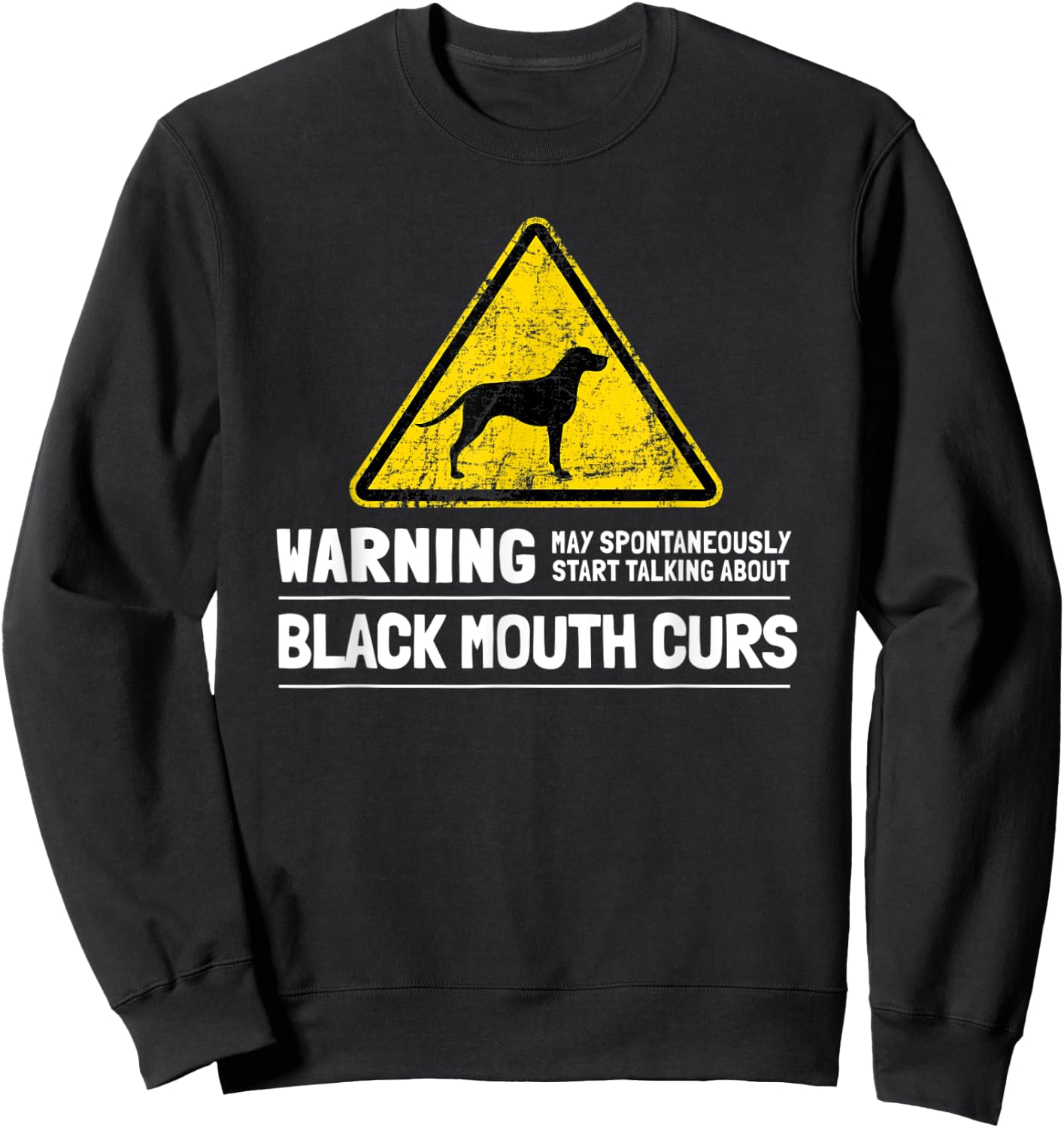 Black Mouth Cur Sweatshirt - Sweatshirt | Black