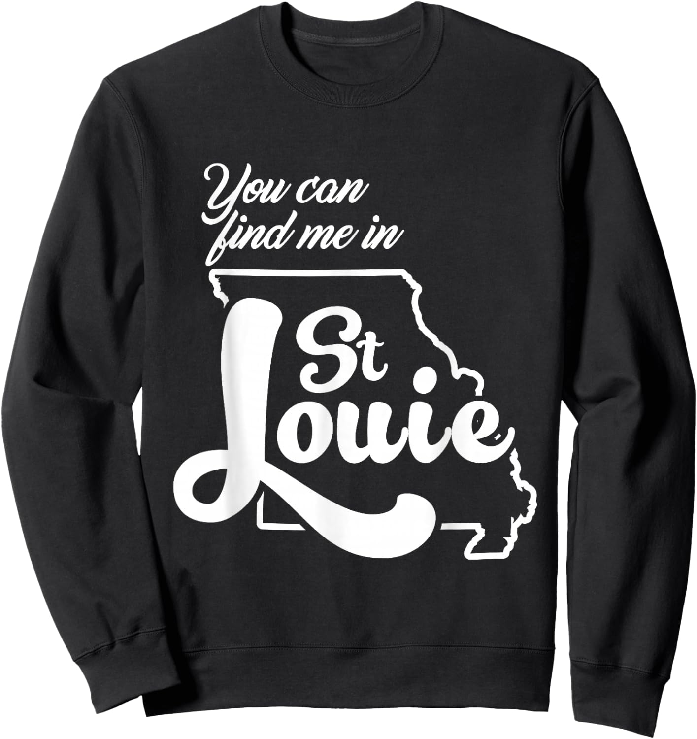 Derrty Ent Nelly St. Louie Country Grammar Blue Cotton , Men's Small, Classic Fit, Short Sleeve, , Letter Print, Flap Pocket Sweatshirt - Sweatshirt | Black