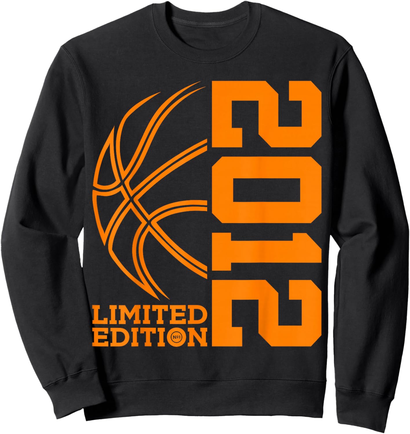 JAHRGANG 2012 OUTFIT ZUM 13. GEBURTSTAG 13th Birthday Basketball Limited Edition 2012 - Black, Small Sweatshirt - Sweatshirt | Black