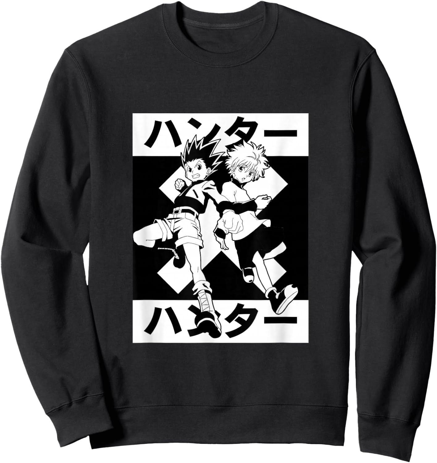 Hunter X Hunter Gon & Kilua Sweatshirt - Sweatshirt | Black