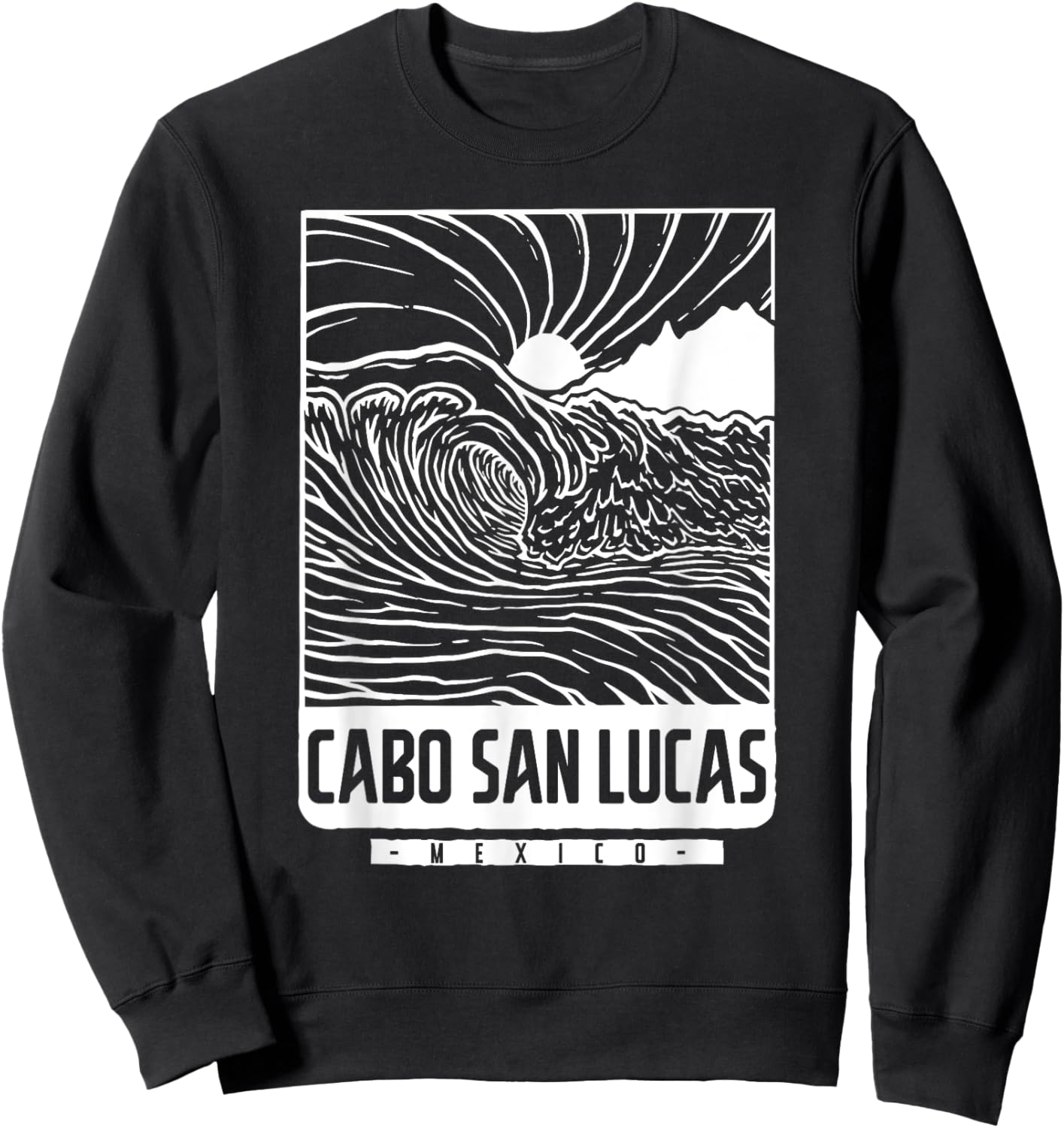 Cabo San Lucas Mexico Sweatshirt - Sweatshirt | Black