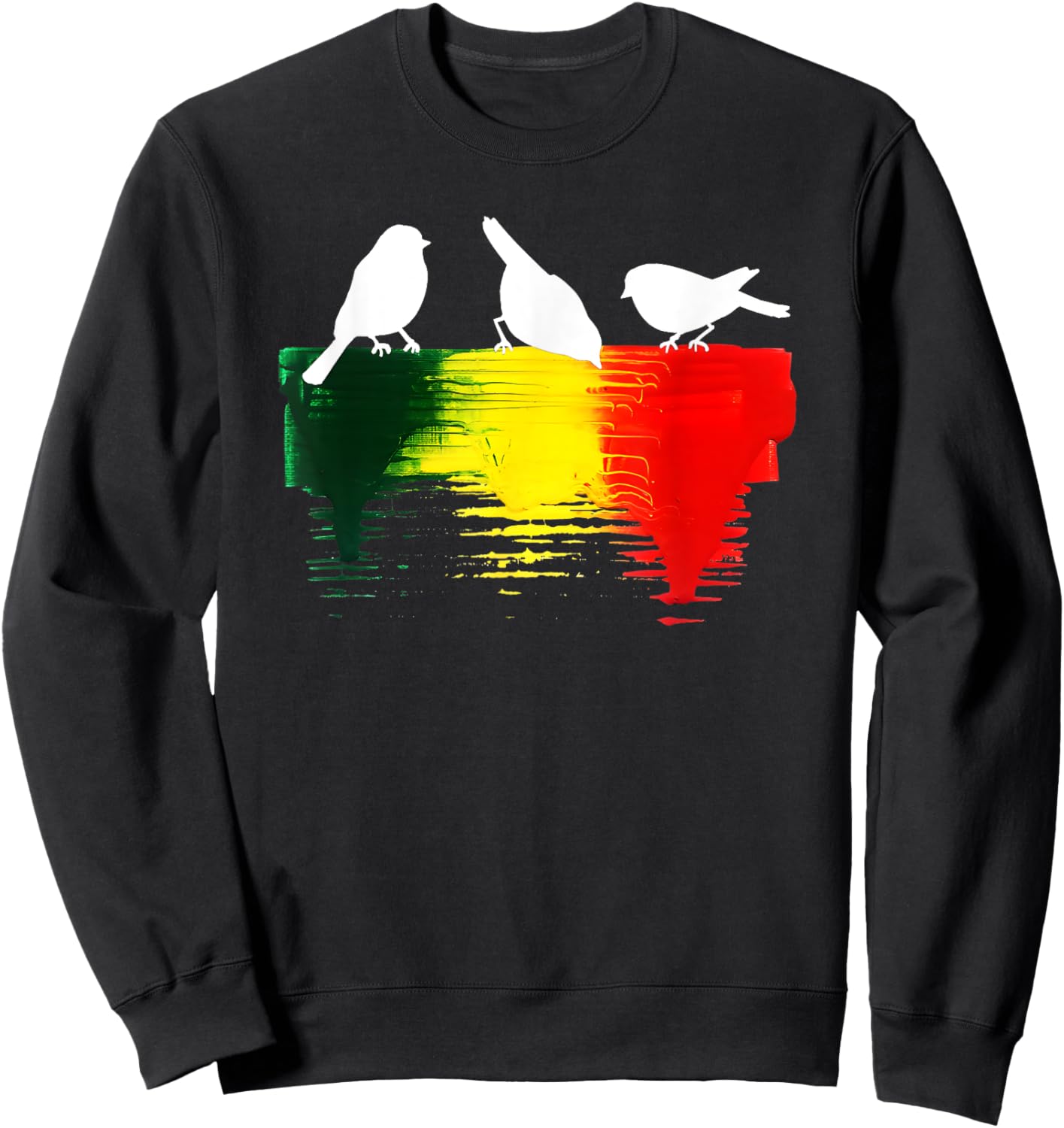 Reggae Retro Bird Sweatshirt - Sweatshirt | Black