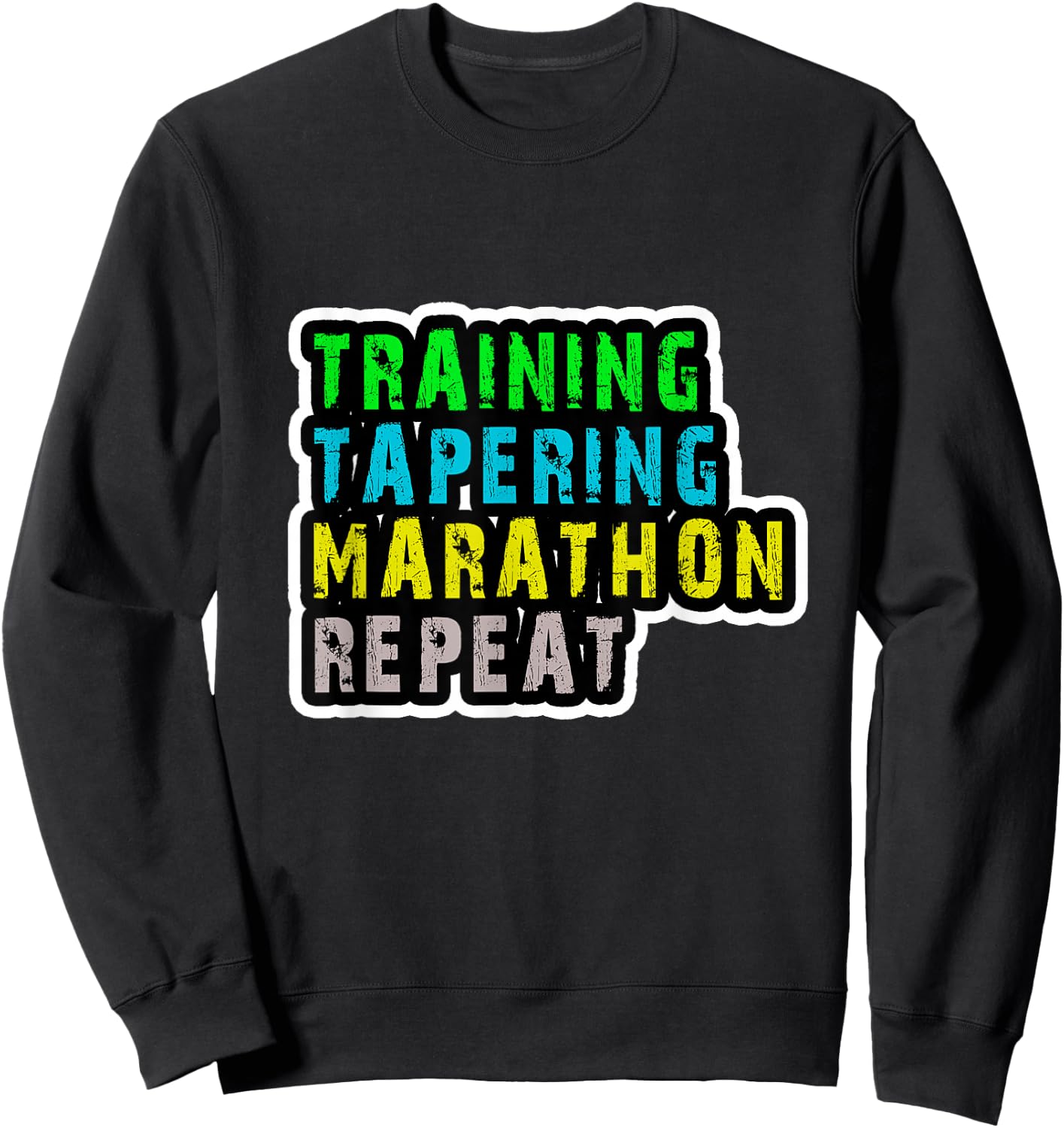 Run Marathon 26.2 for Marathon Finisher Sweatshirt - Sweatshirt | Black