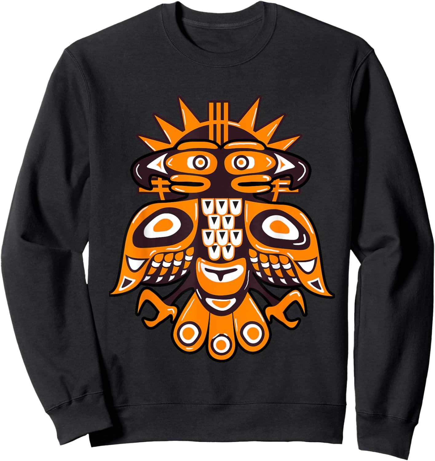 American Indian Native Thunderbird Indigenous Tribe Sweatshirt - Sweatshirt | Black