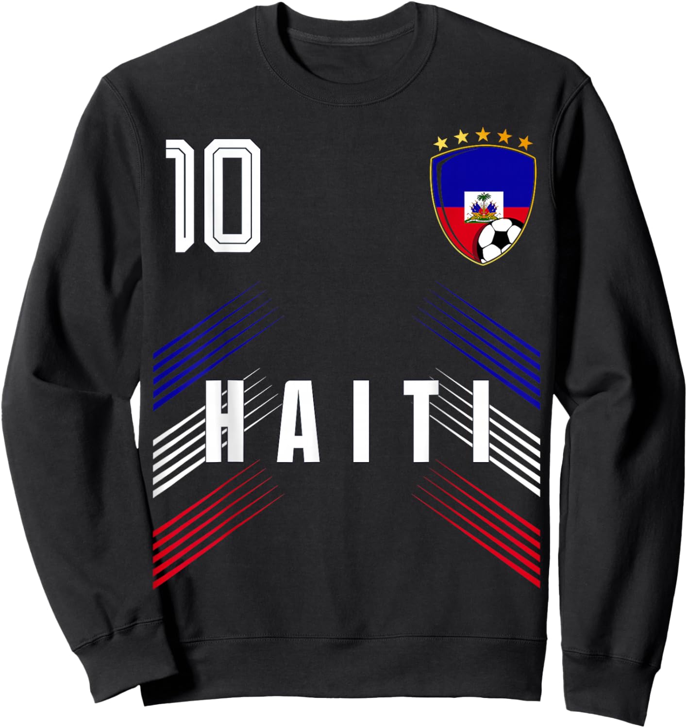 Haiti Flag Haitian Pride Lovers Sweatshirt - Sweatshirt | Black