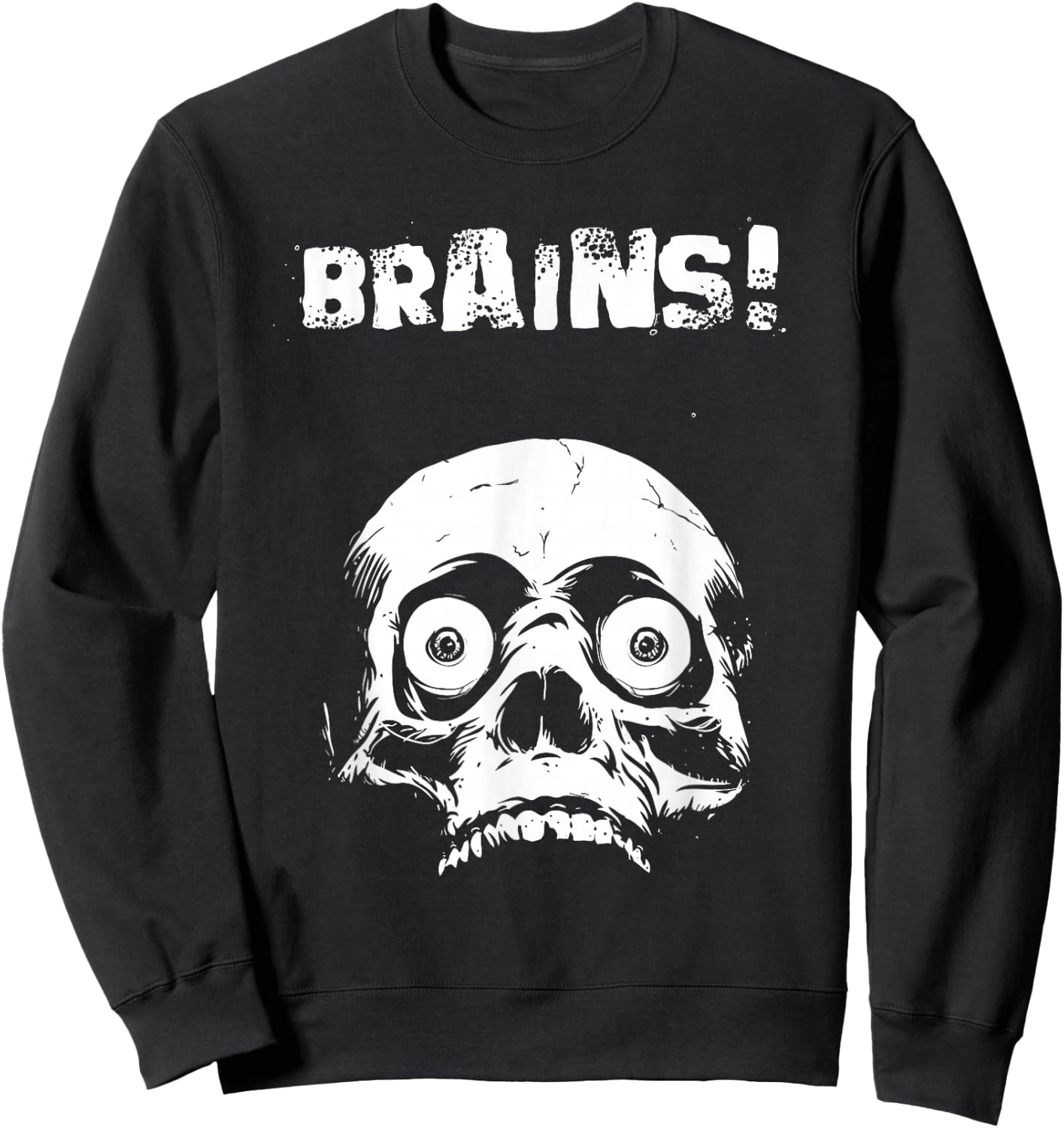 The Zombie & Gifts Company -Adults, -Kids Black Halloween Zombie Sweatshirt - Sweatshirt | Black