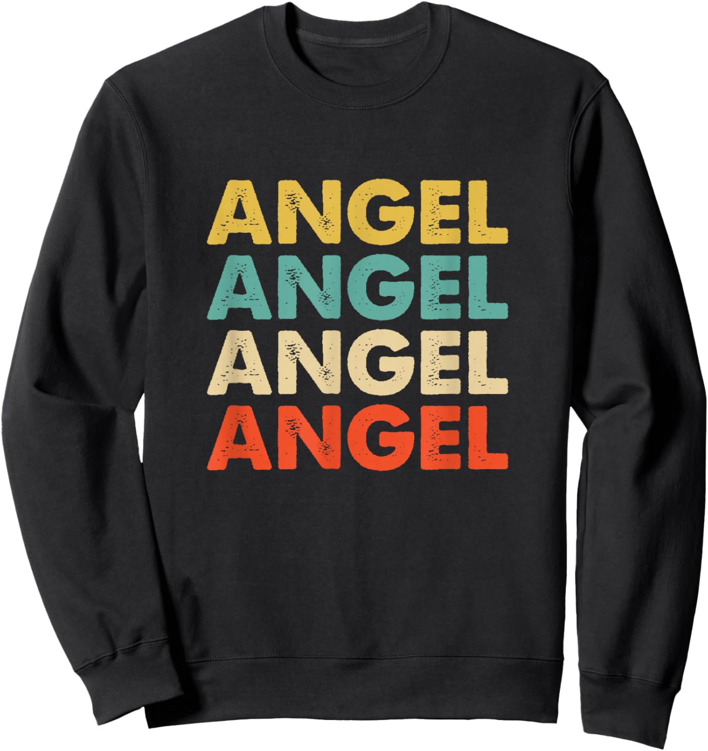 Angel Name Sweatshirt - Sweatshirt | Black