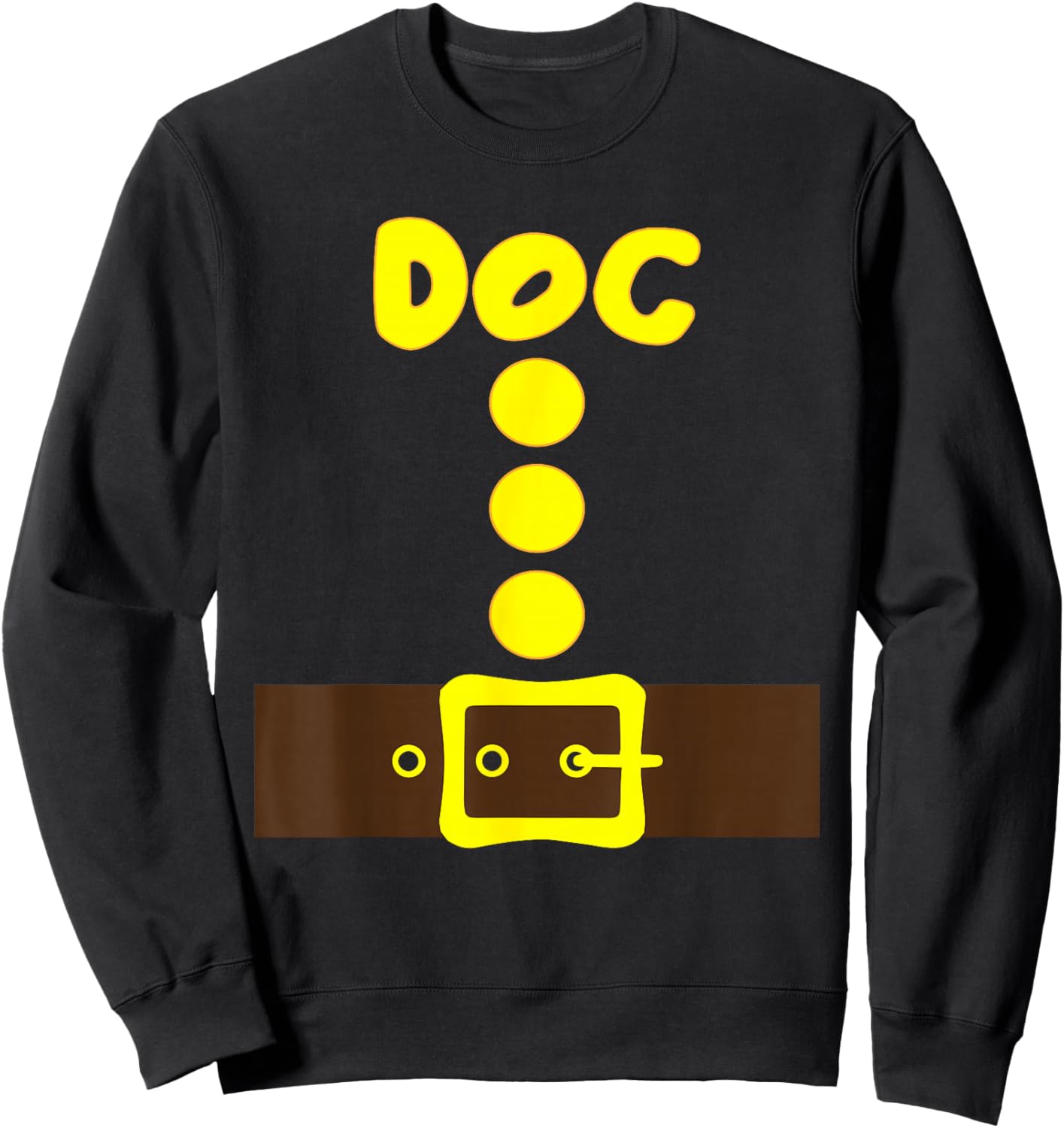 Dwarf Halloween Costume Family Group Matching Color Dwarf Sweatshirt - Sweatshirt | Black