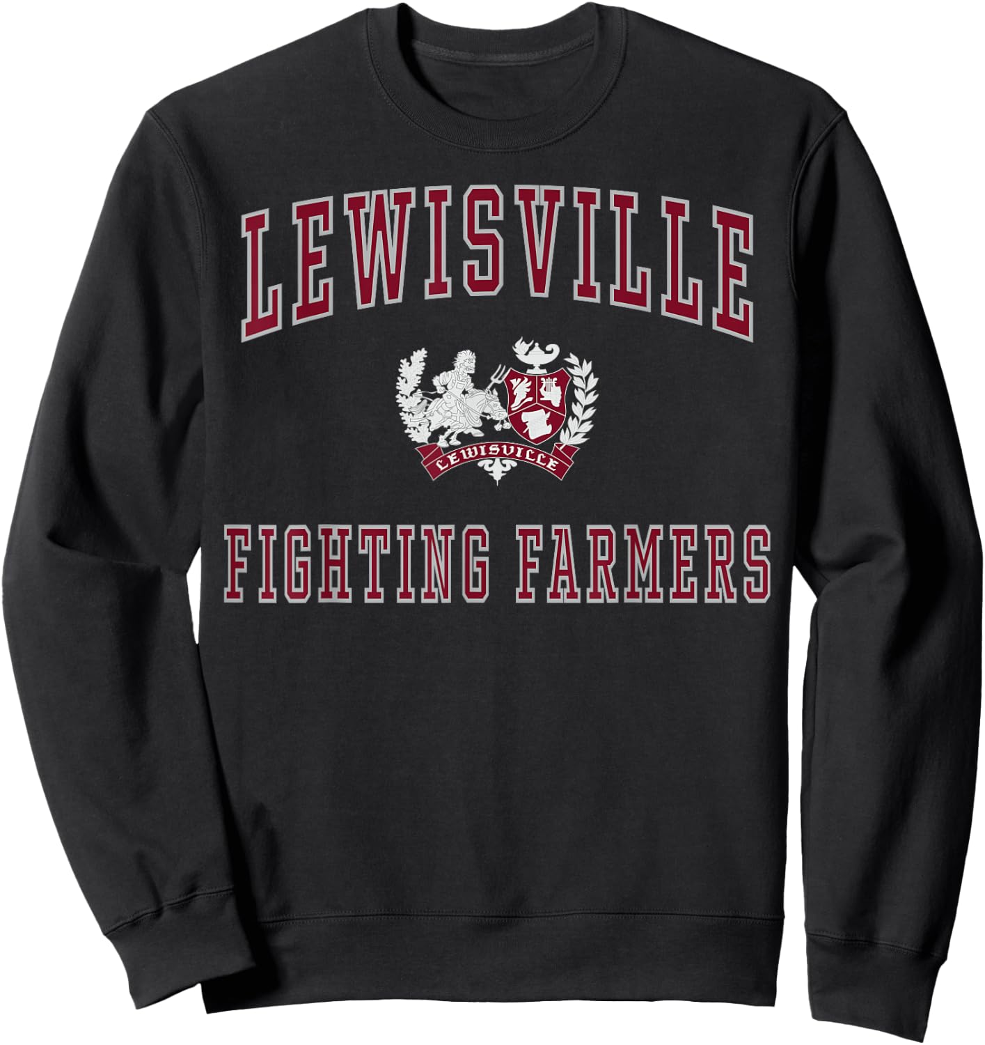Lewisville High School Fighting Farmers C1 Sweatshirt - Sweatshirt | Black