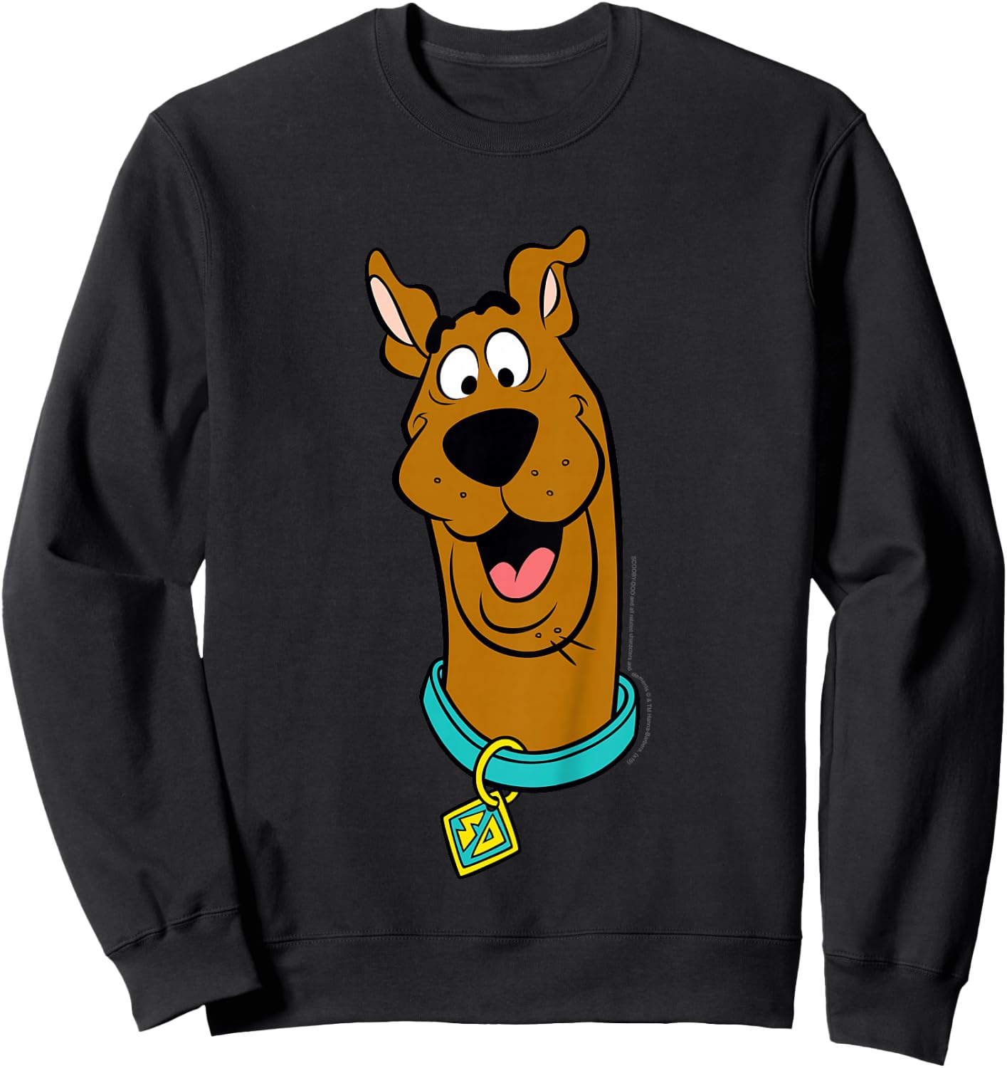 Kids Scooby-Doo Big Face Sweatshirt - Sweatshirt | Black