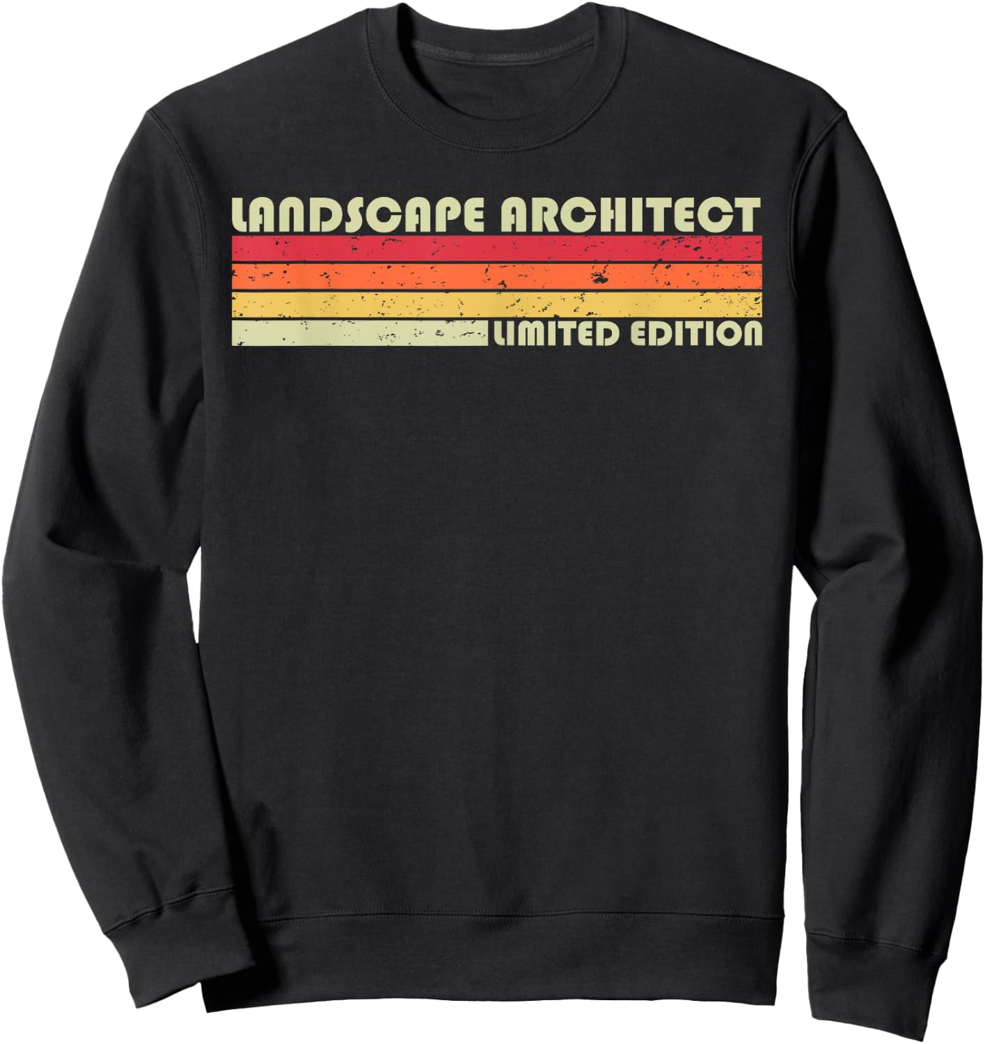 LANDSCAPE ARCHITECT Funny Job Title Birthday Worker Idea Sweatshirt - Sweatshirt | Black