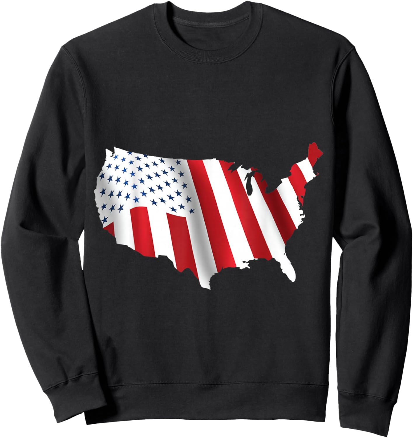 USA Civil Peace Flag Sweatshirt - Sweatshirt | Black