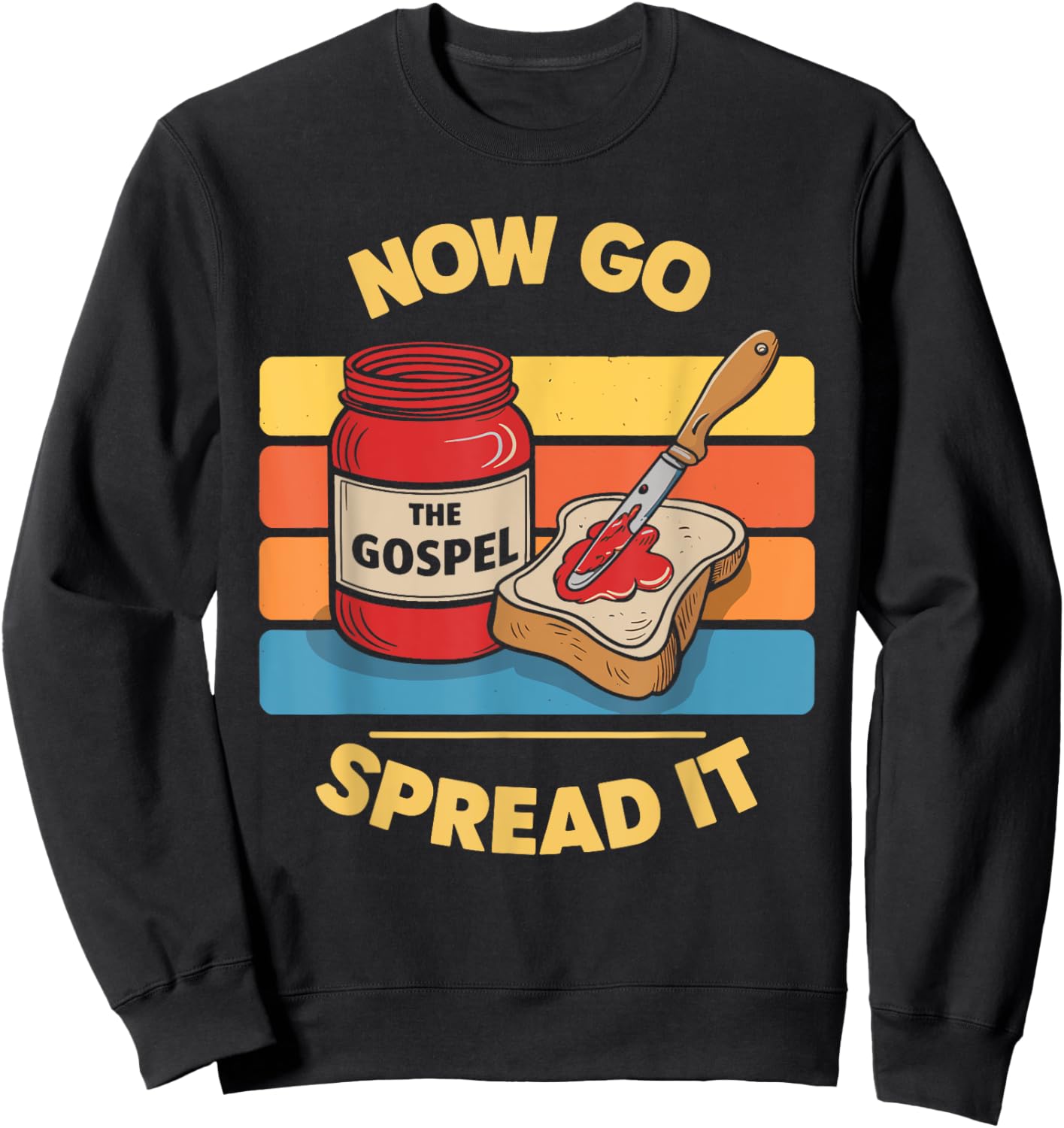 Go Spread It The Gospel Sweatshirt - Sweatshirt | Black