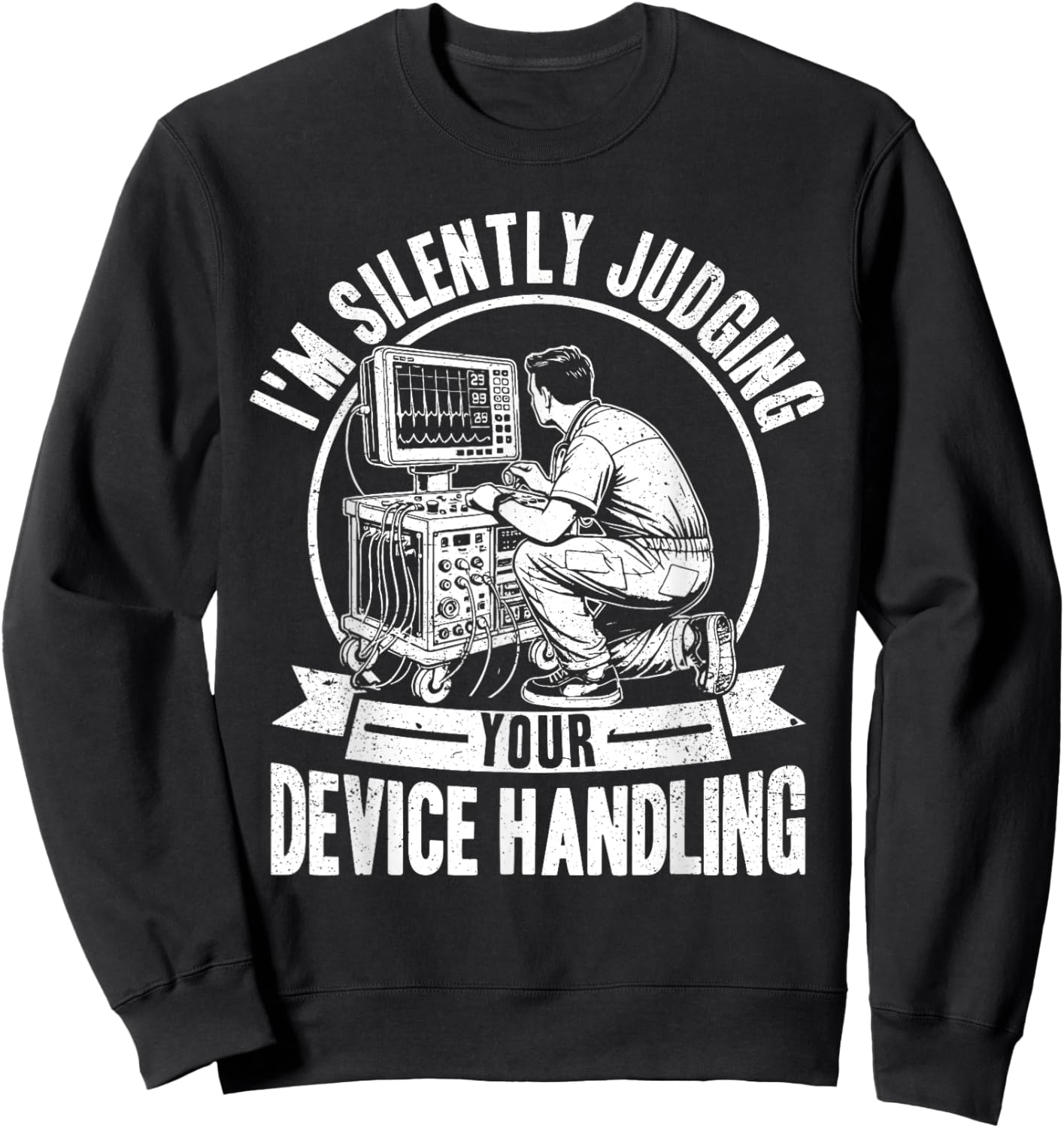 Biomed tech Sweatshirt - Sweatshirt | Black
