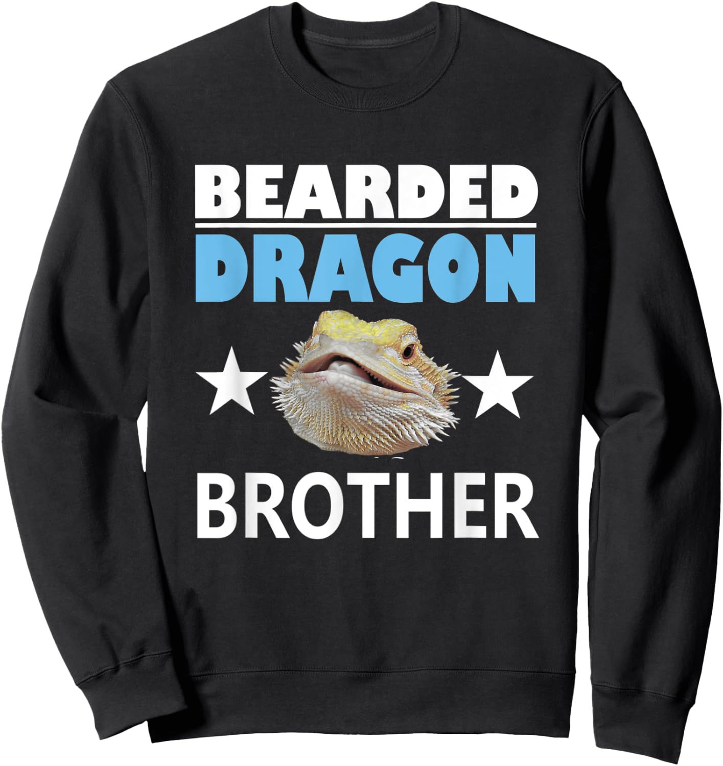 Bearded Dragon Brother Gift Boys Owner Sweatshirt - Sweatshirt | Black