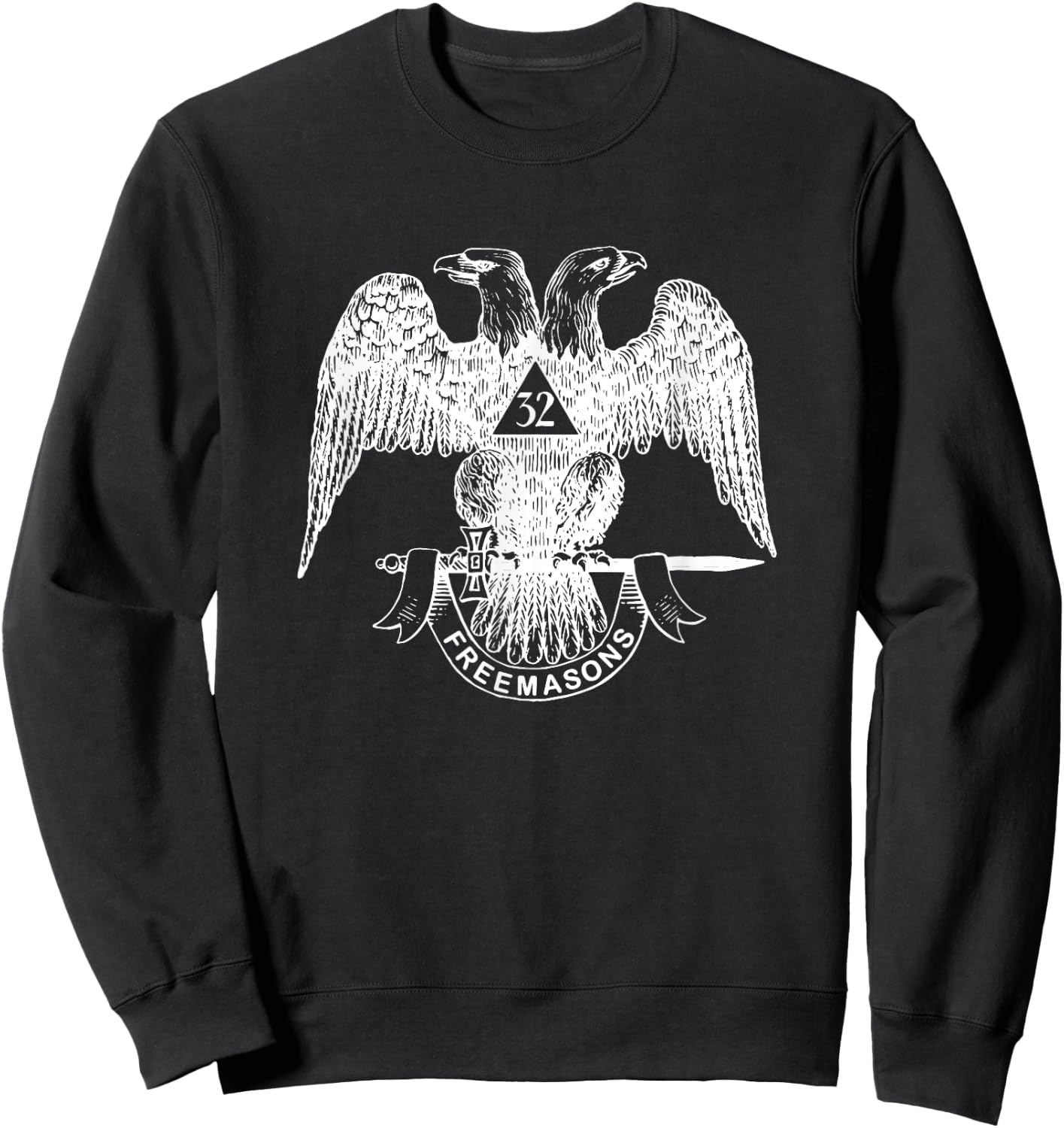 Scottish Rite Eagle 32nd Degree - Freemason Gifts Sweatshirt - Sweatshirt | Black