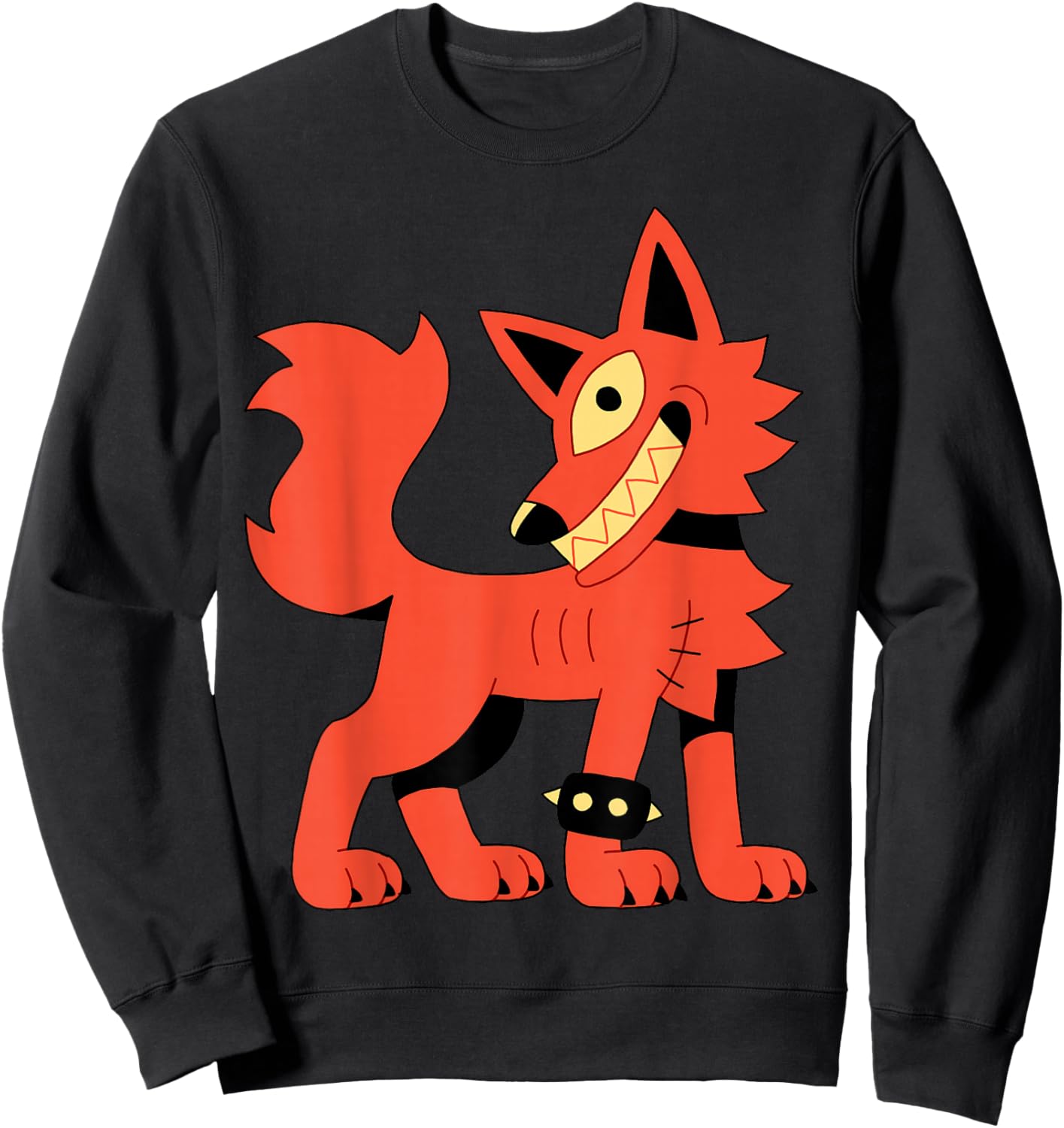 Eddie the One Eyed Wolf Sweatshirt - Sweatshirt | Black