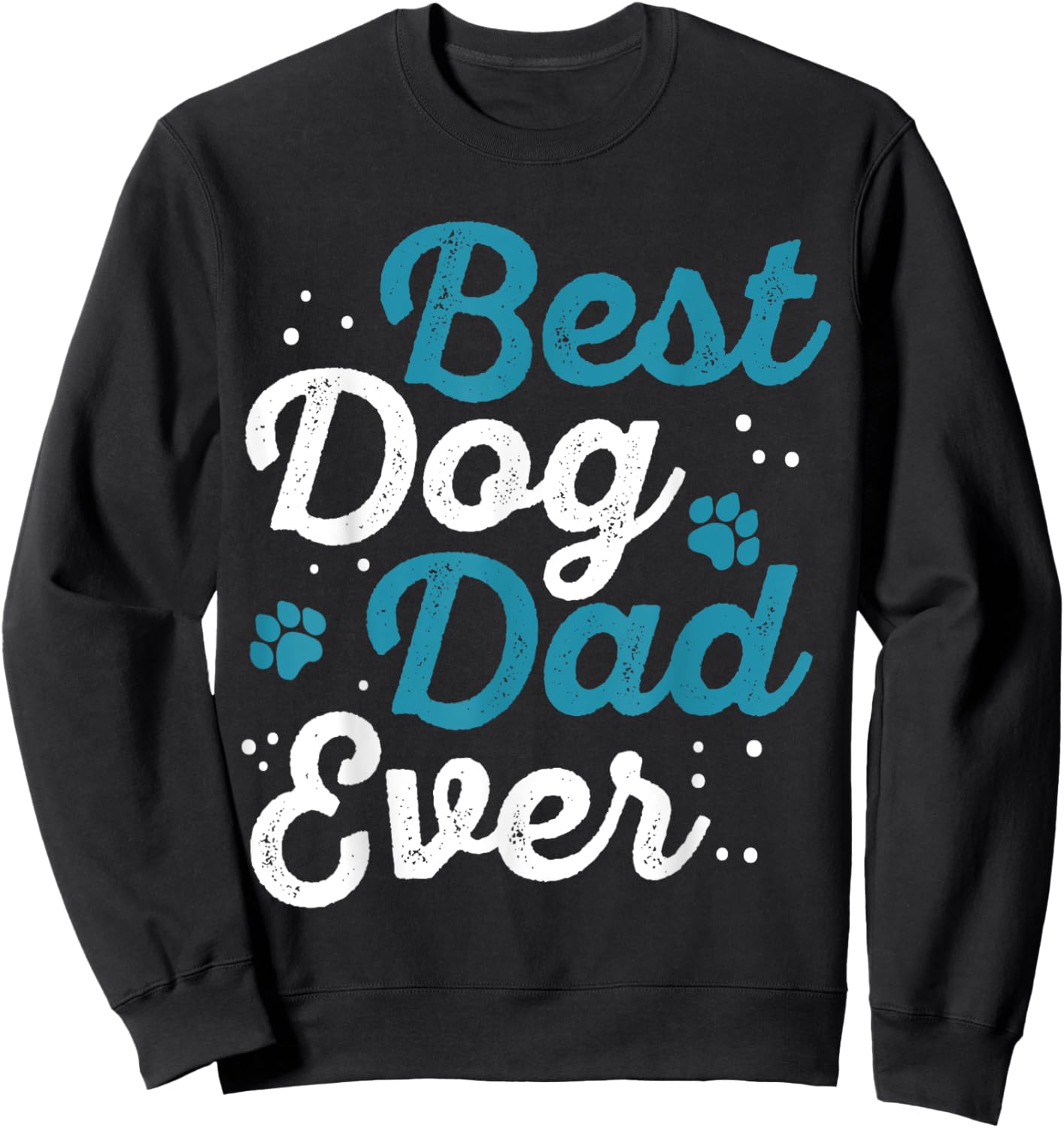 Dog Dad Matching Products For Paw-some Parents Pet Owner Women Kids Sweatshirt - Sweatshirt | Black