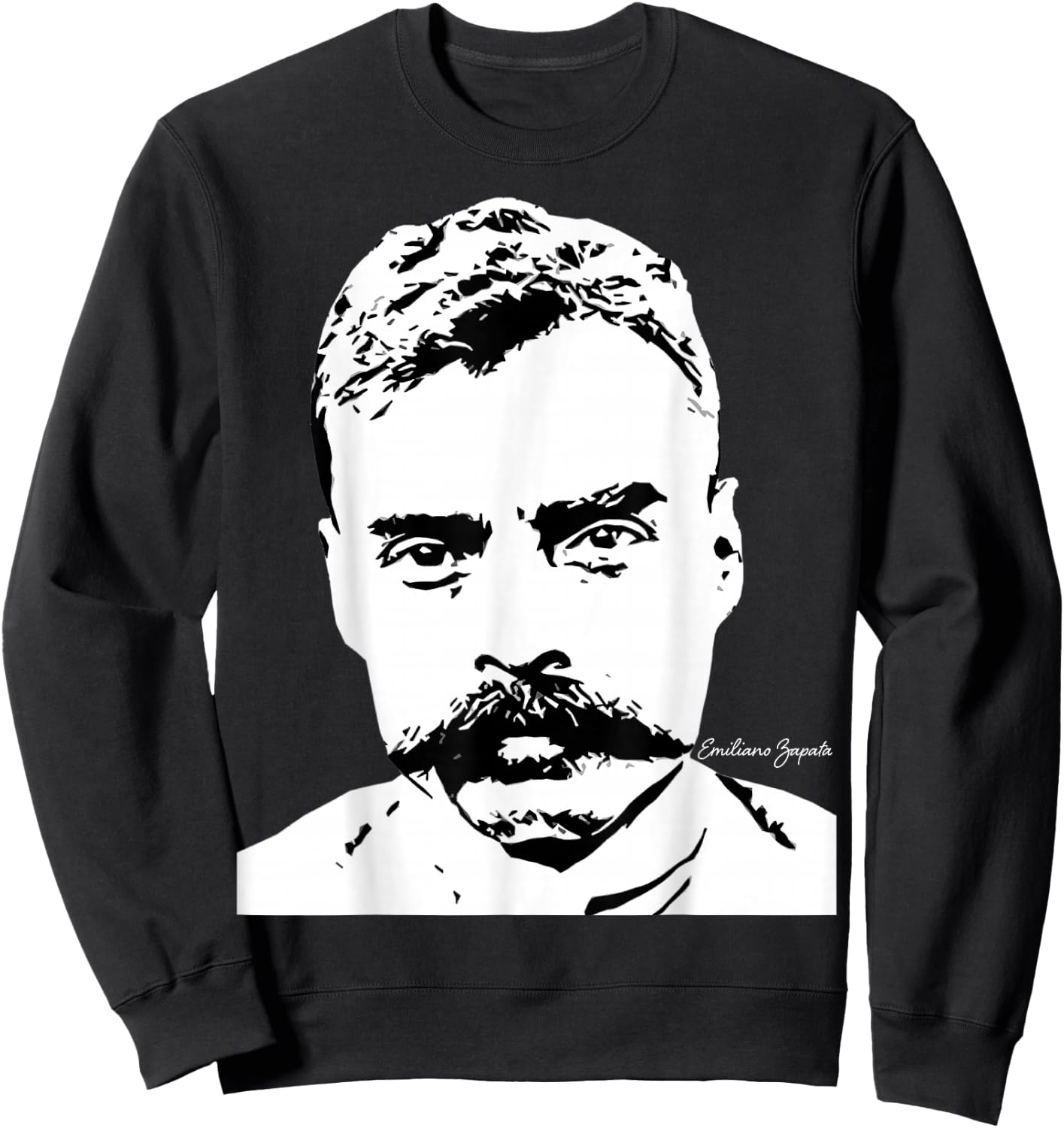 Emiliano Zapata Mexican Hero La Revolucion Mexicana Sweatshirt - Sweatshirt | Black